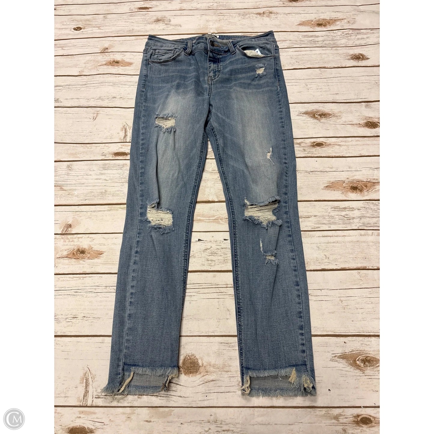 Jeans Skinny By Studio Blue In Blue Denim, Size: 6