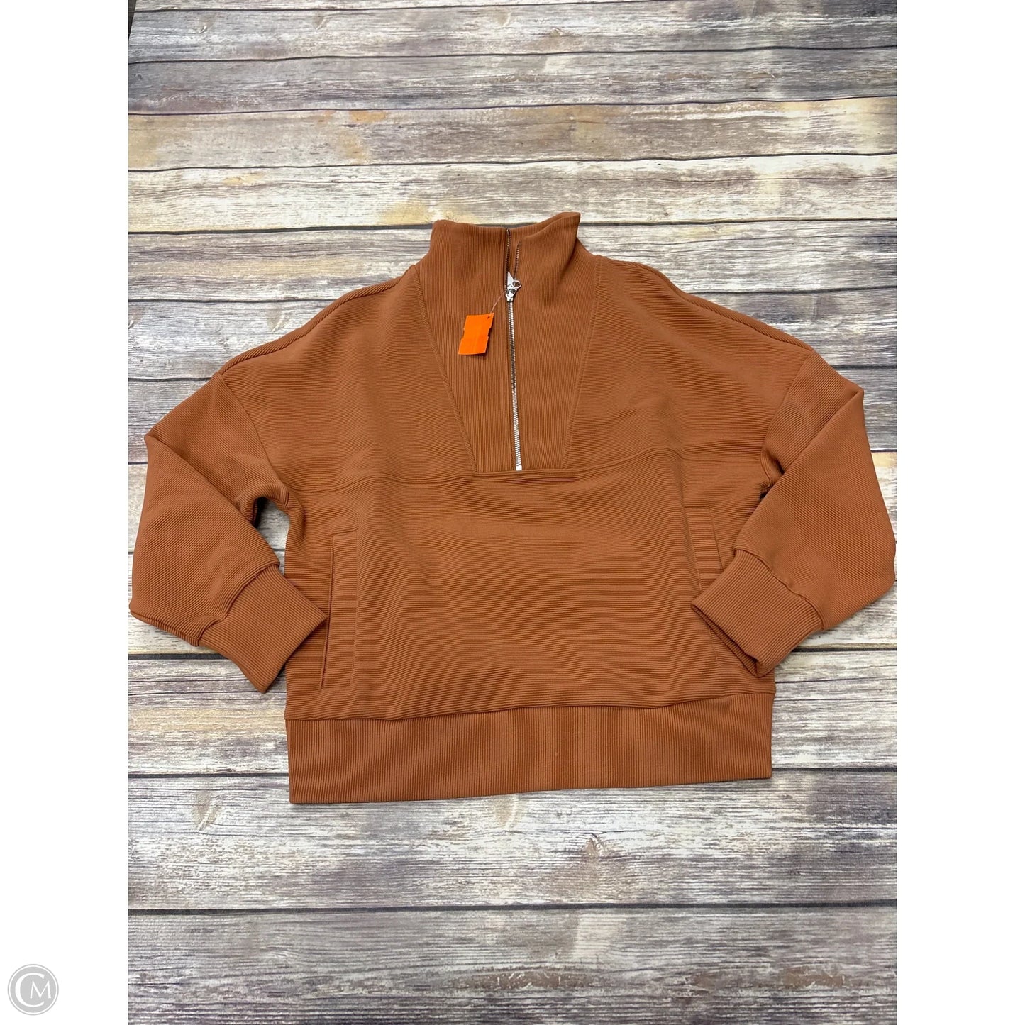 Top Long Sleeve By Varley In Tan, Size: Xs