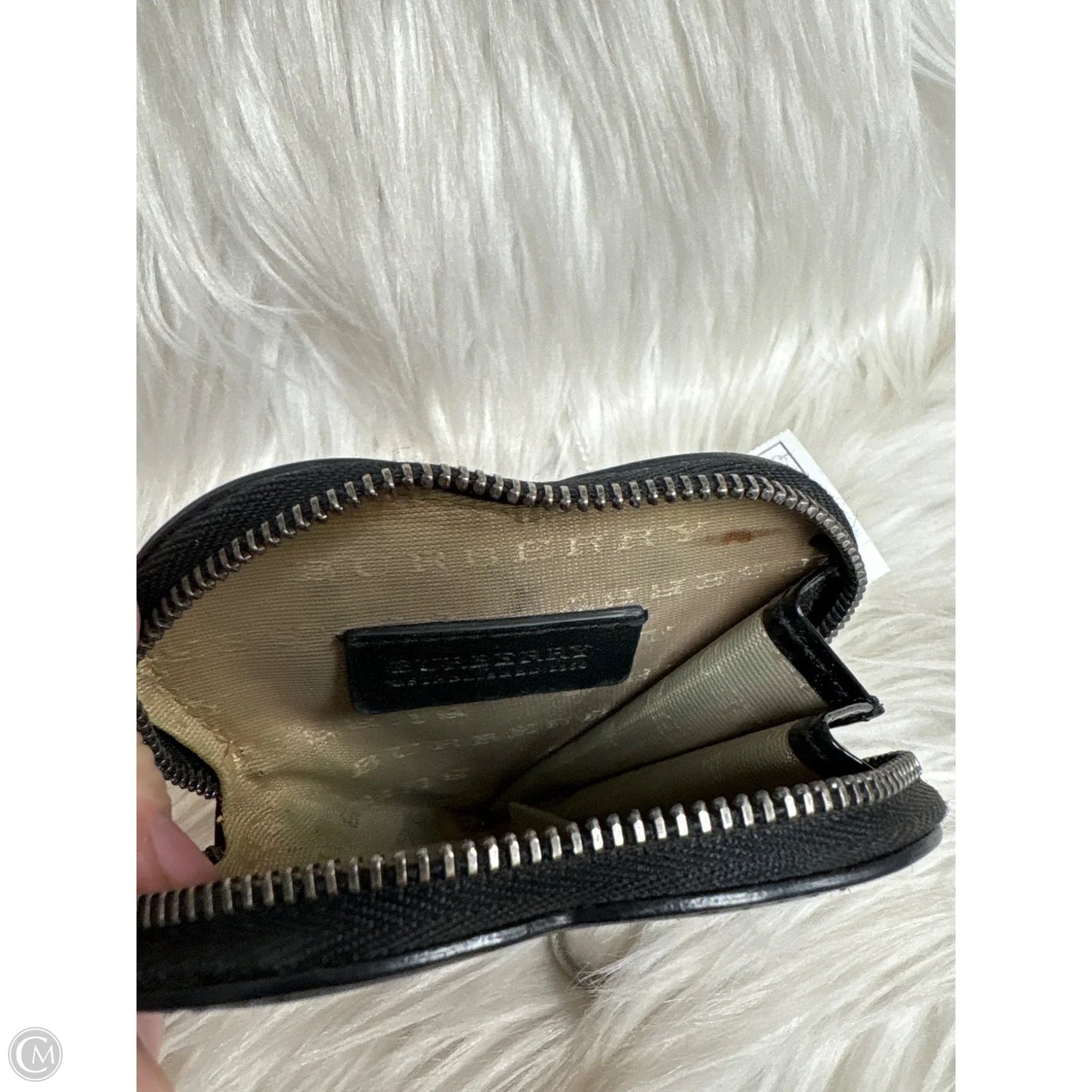Coin Purse Luxury Designer By Burberry, Size: Small