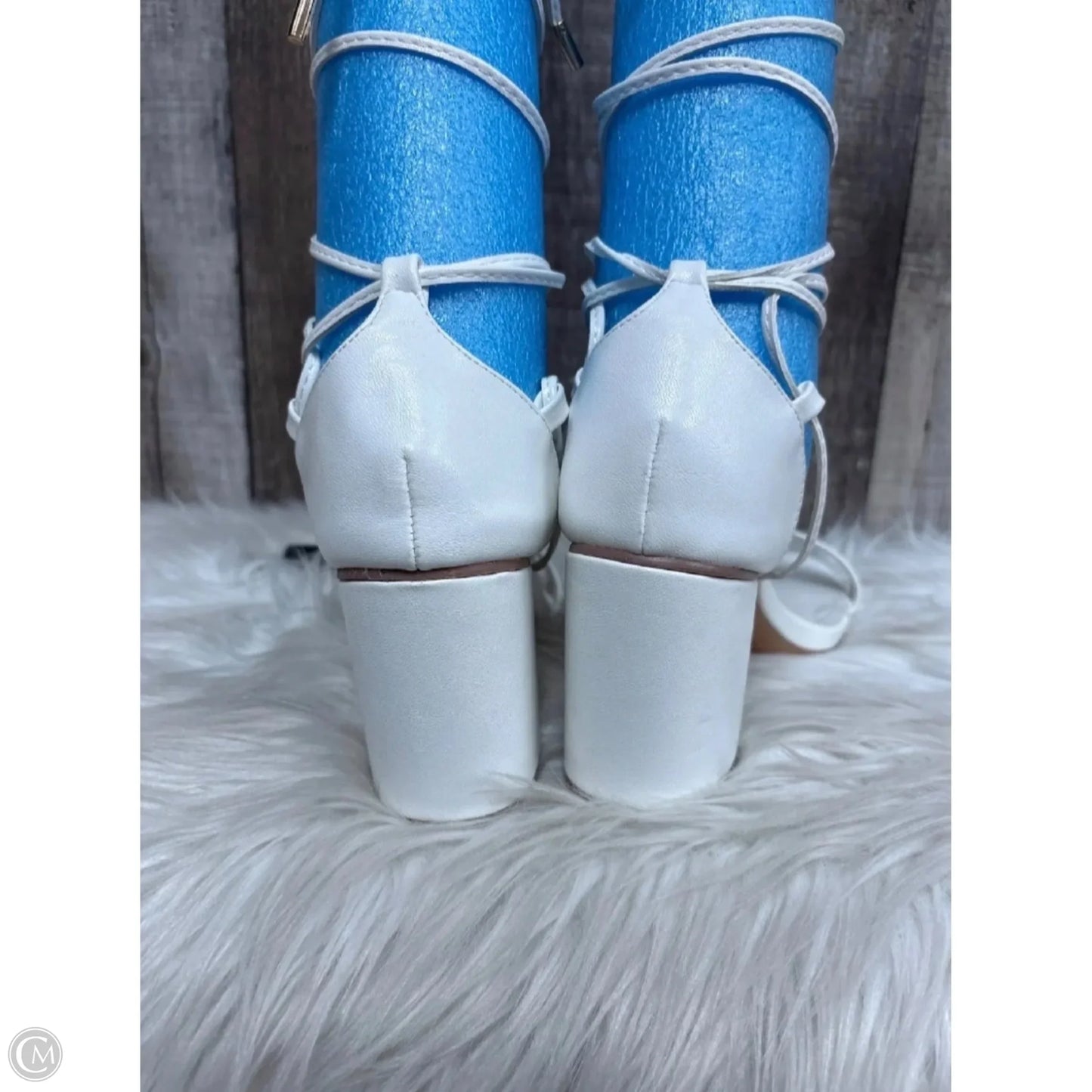 Shoes Heels Block By Lulus In White, Size: 8