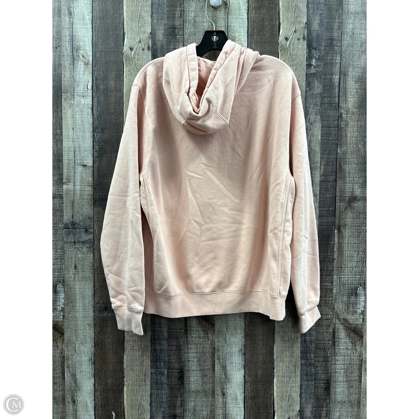 Sweatshirt Hoodie By Nike In Pink, Size: M