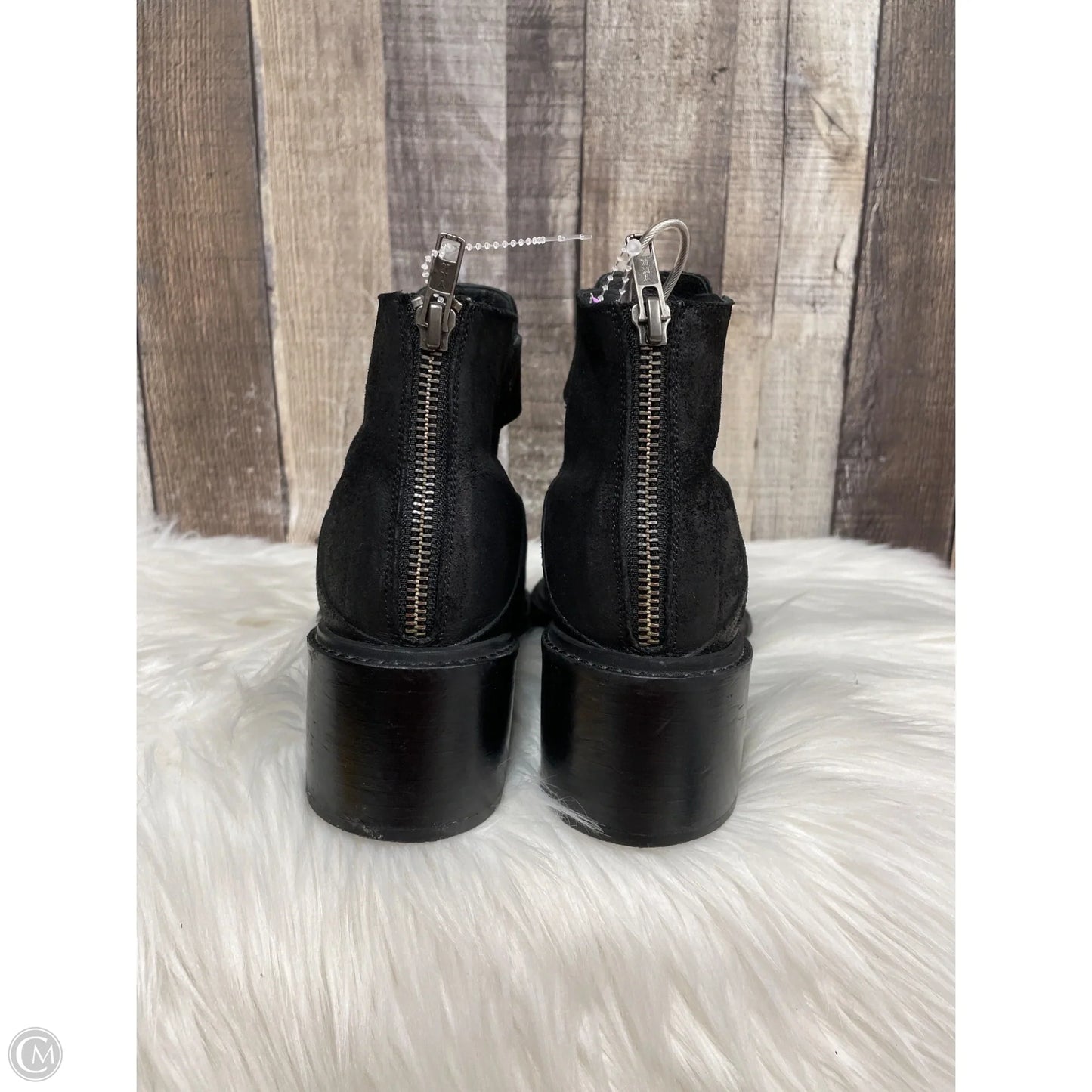 Boots Ankle Flats By Helmut Lang In Black, Size: 9