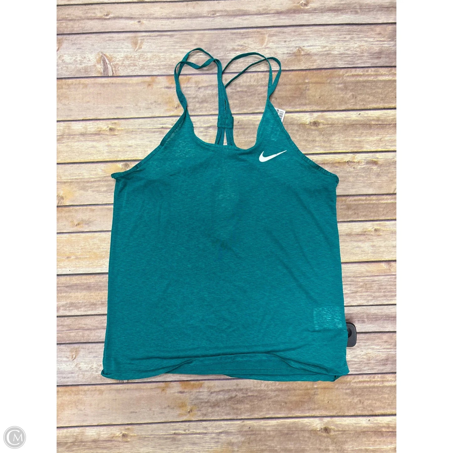 Athletic Tank Top By Nike In Green, Size: S