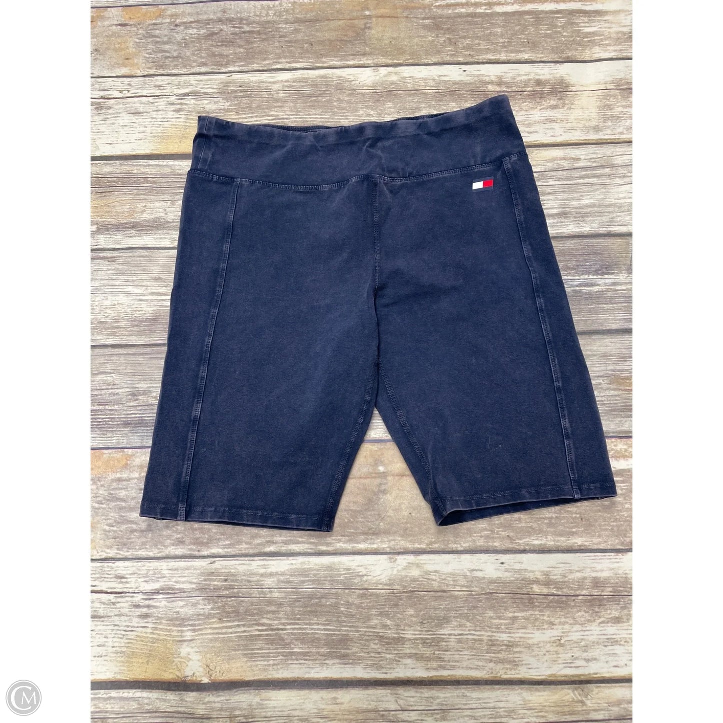 Athletic Shorts By Tommy Hilfiger In Navy, Size: L