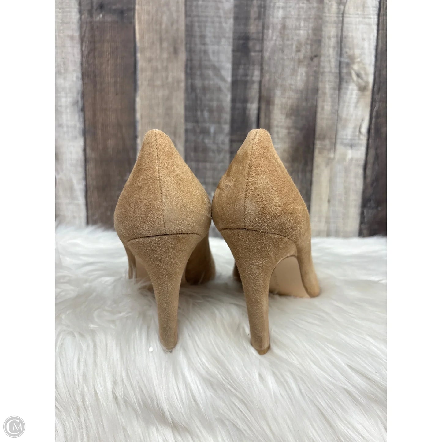 Shoes Heels Stiletto By Good American In Tan, Size: 8