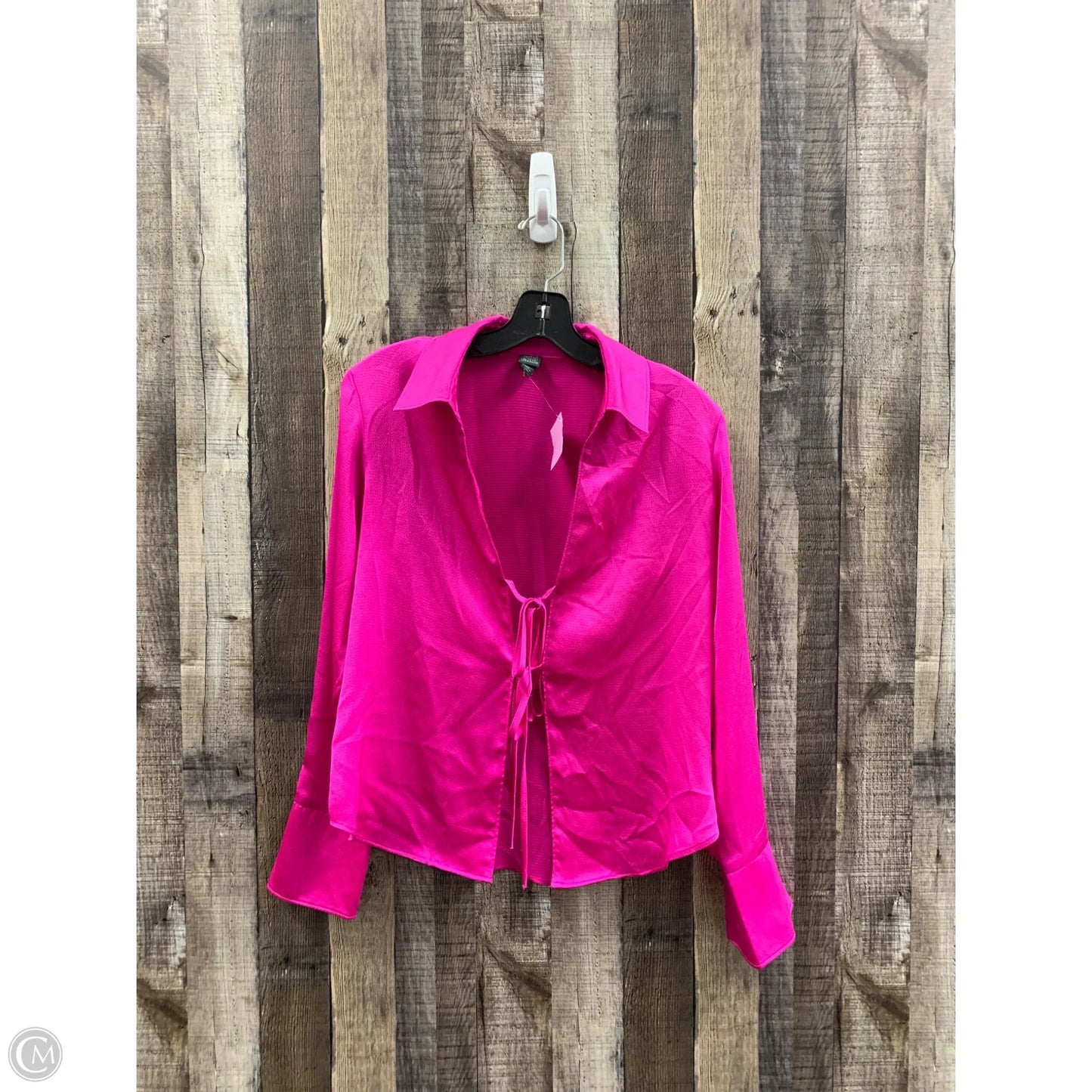 Top Long Sleeve By Wild Fable In Pink, Size: Xs