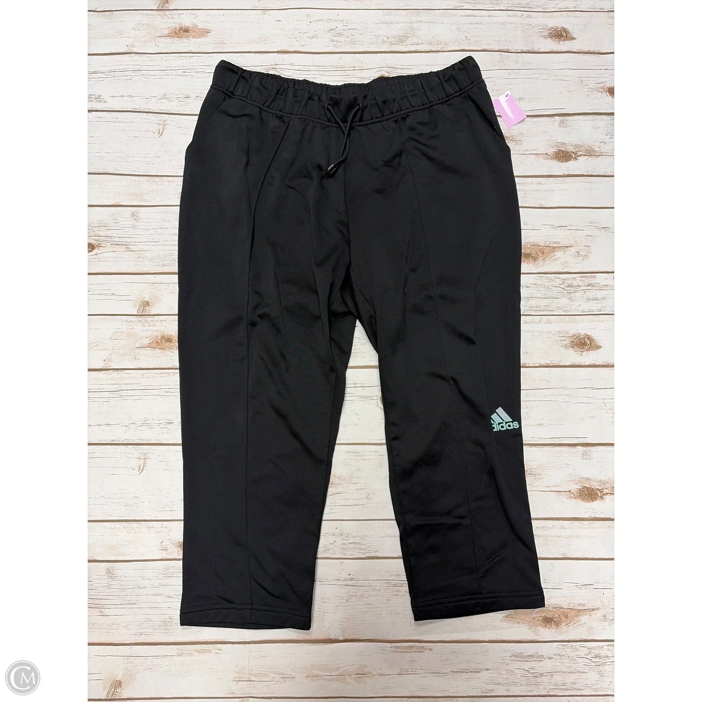 Athletic Pants By Adidas In Black, Size: 1x