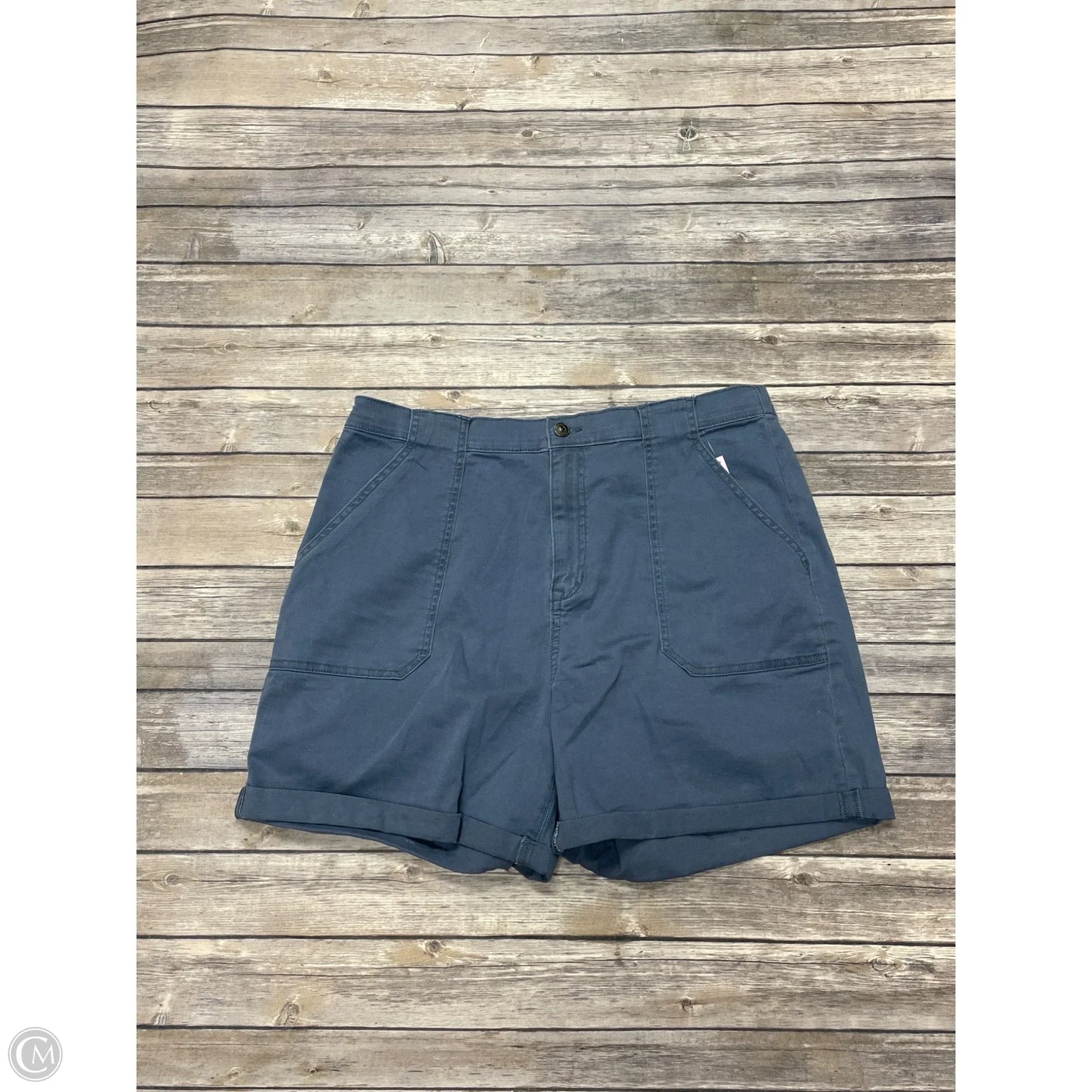 Shorts By Gloria Vanderbilt In Blue, Size: Xl