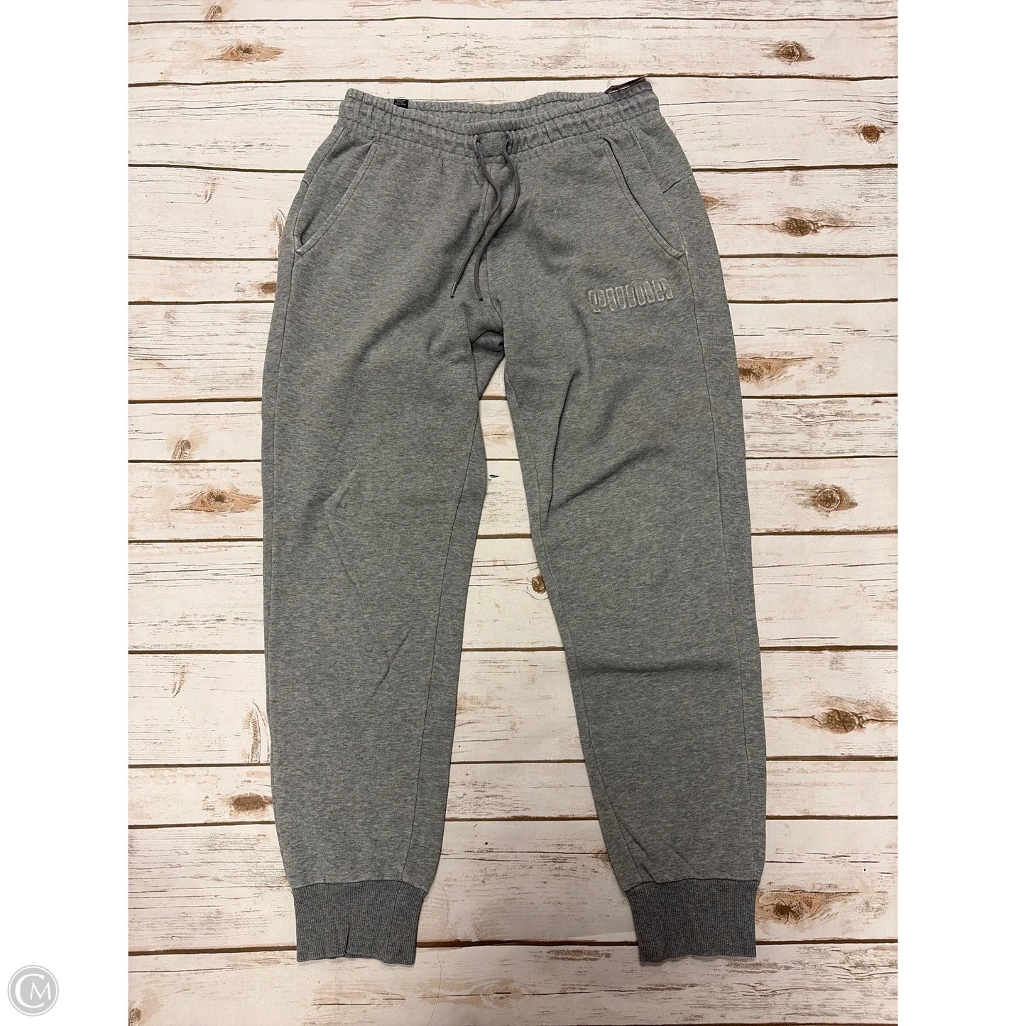 Athletic Pants By Puma In Grey, Size: M