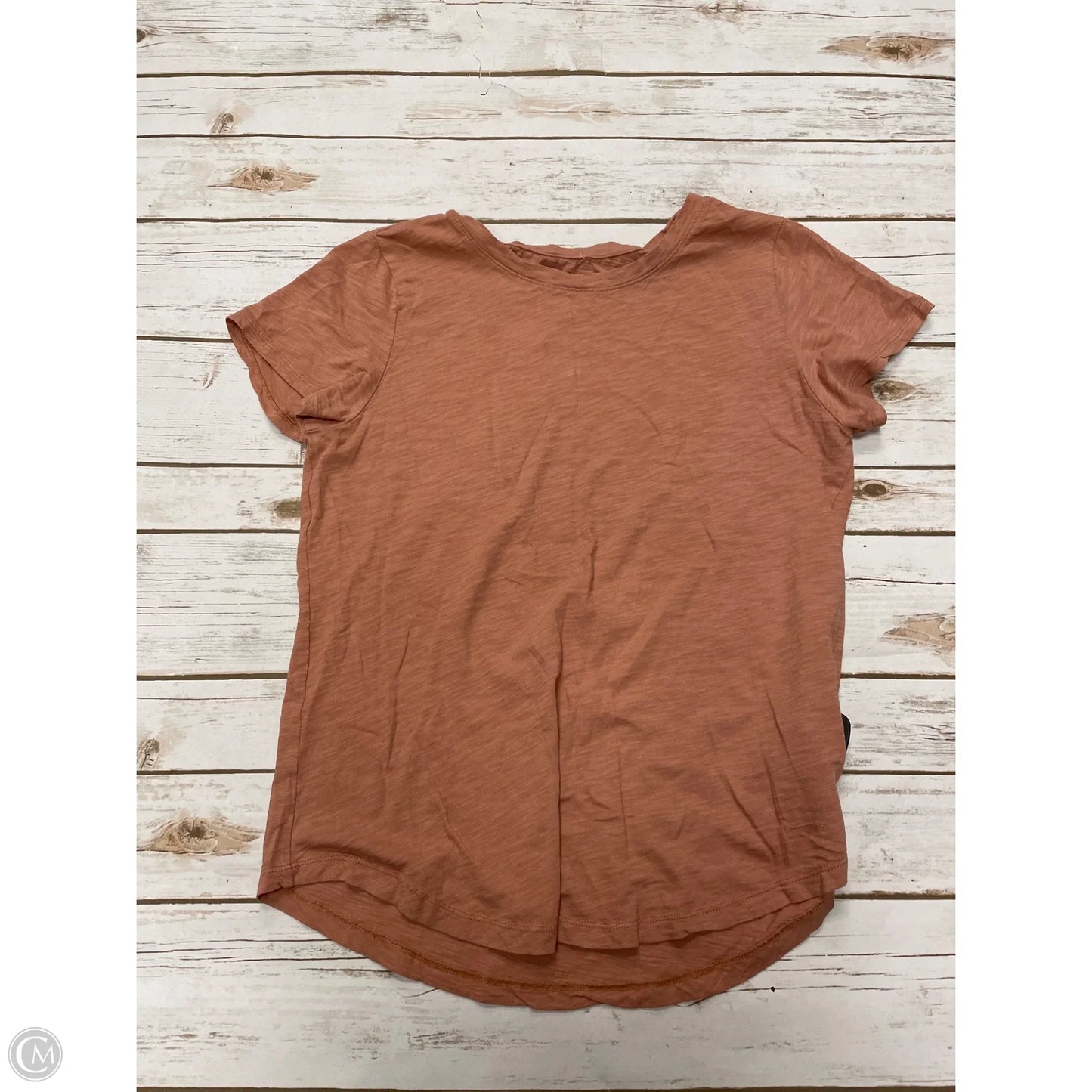 Top Short Sleeve Basic By Old Navy In Brown, Size: M