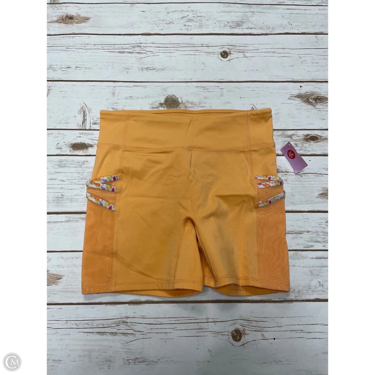 Athletic Shorts By Fabletics In Orange, Size: S