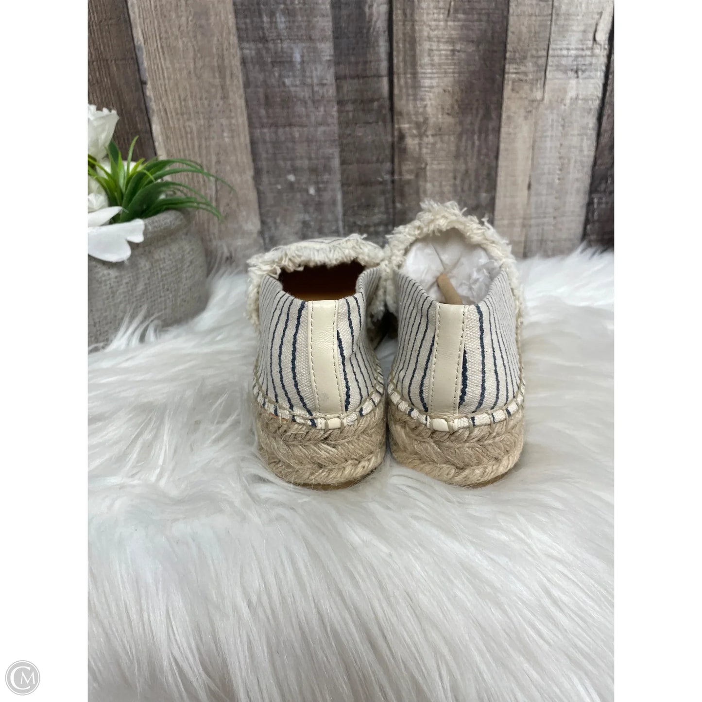 Shoes Heels Platform By Splendid In Striped Pattern, Size: 6