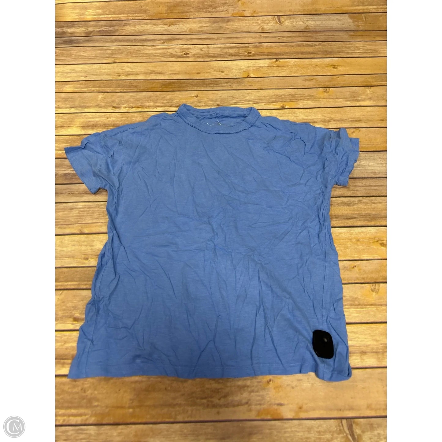 Top Short Sleeve Basic By Aerie In Blue, Size: Xxs