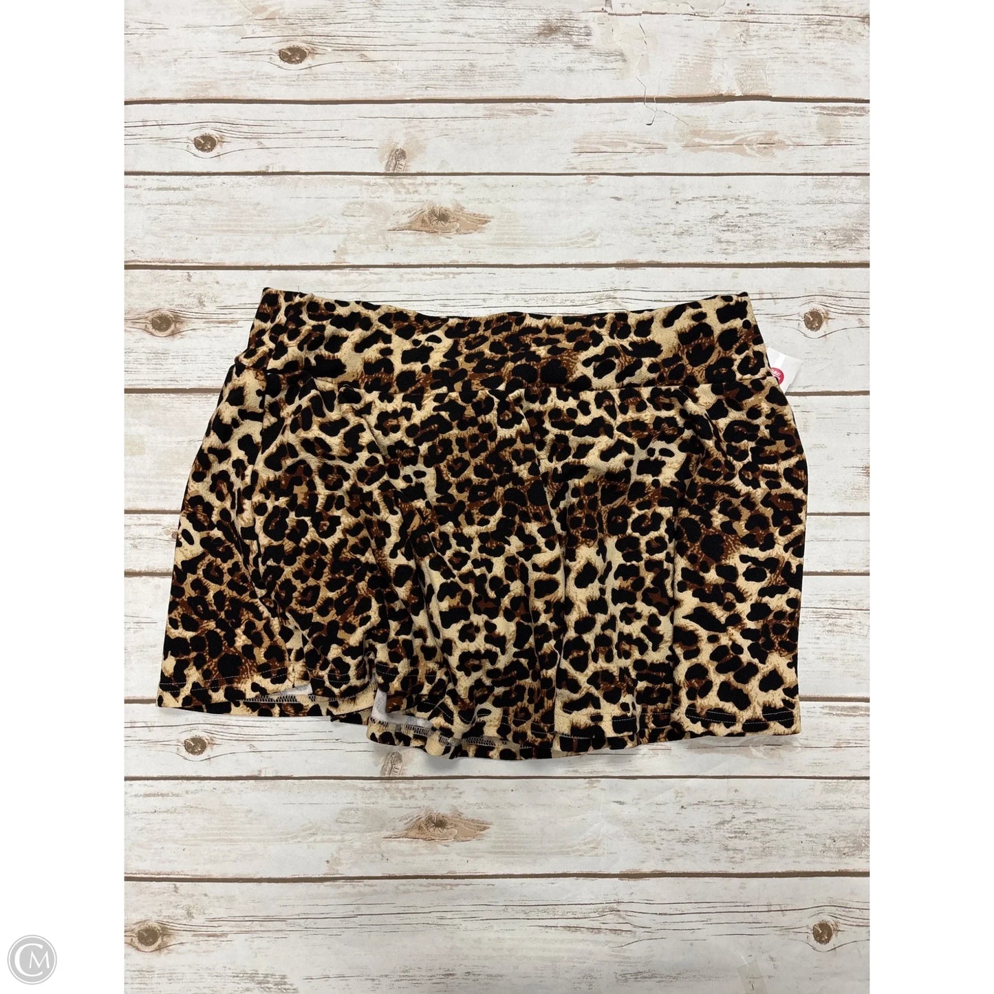 Skort By Shein In Animal Print, Size: 2x