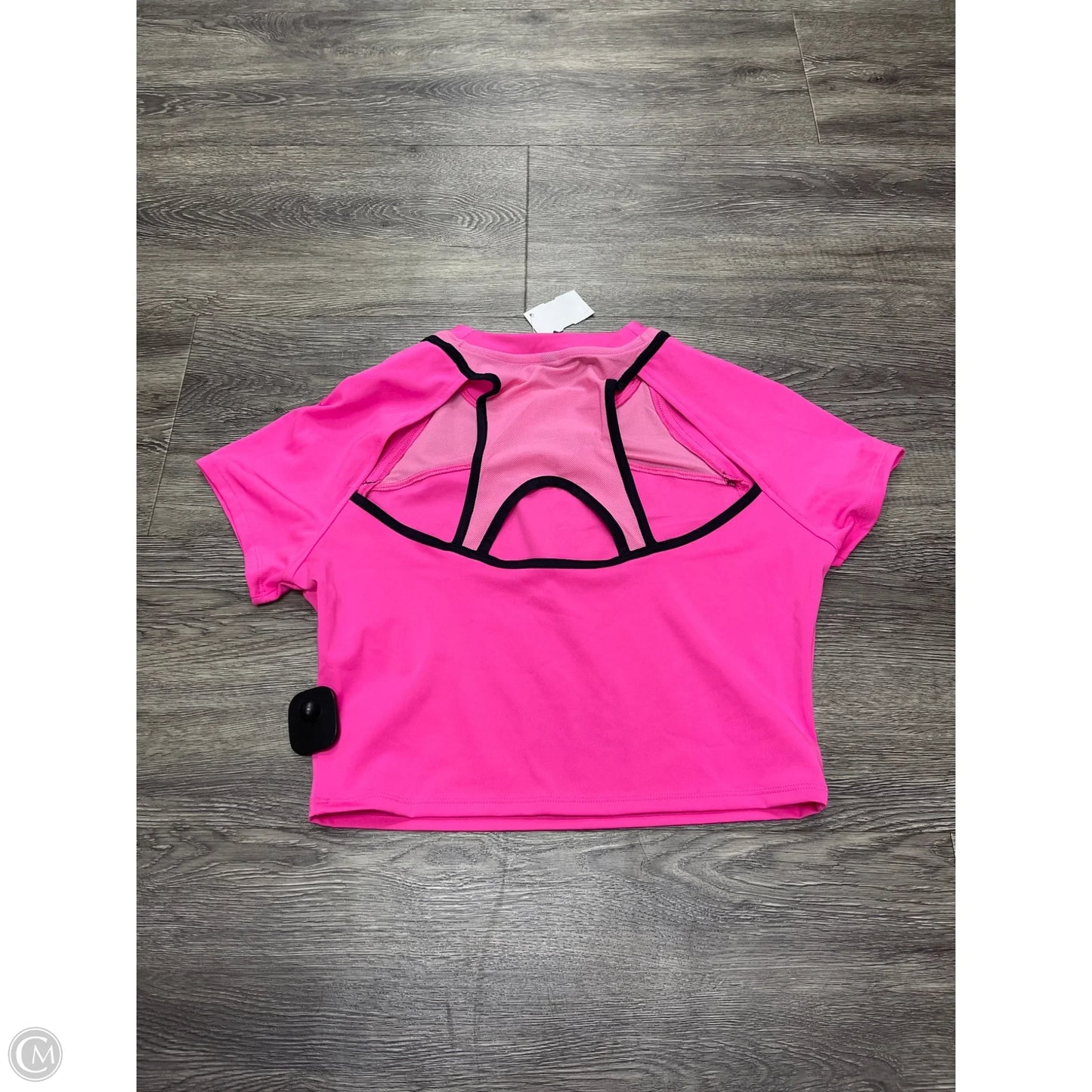 Athletic Top Short Sleeve By Under Armour In Pink, Size: M