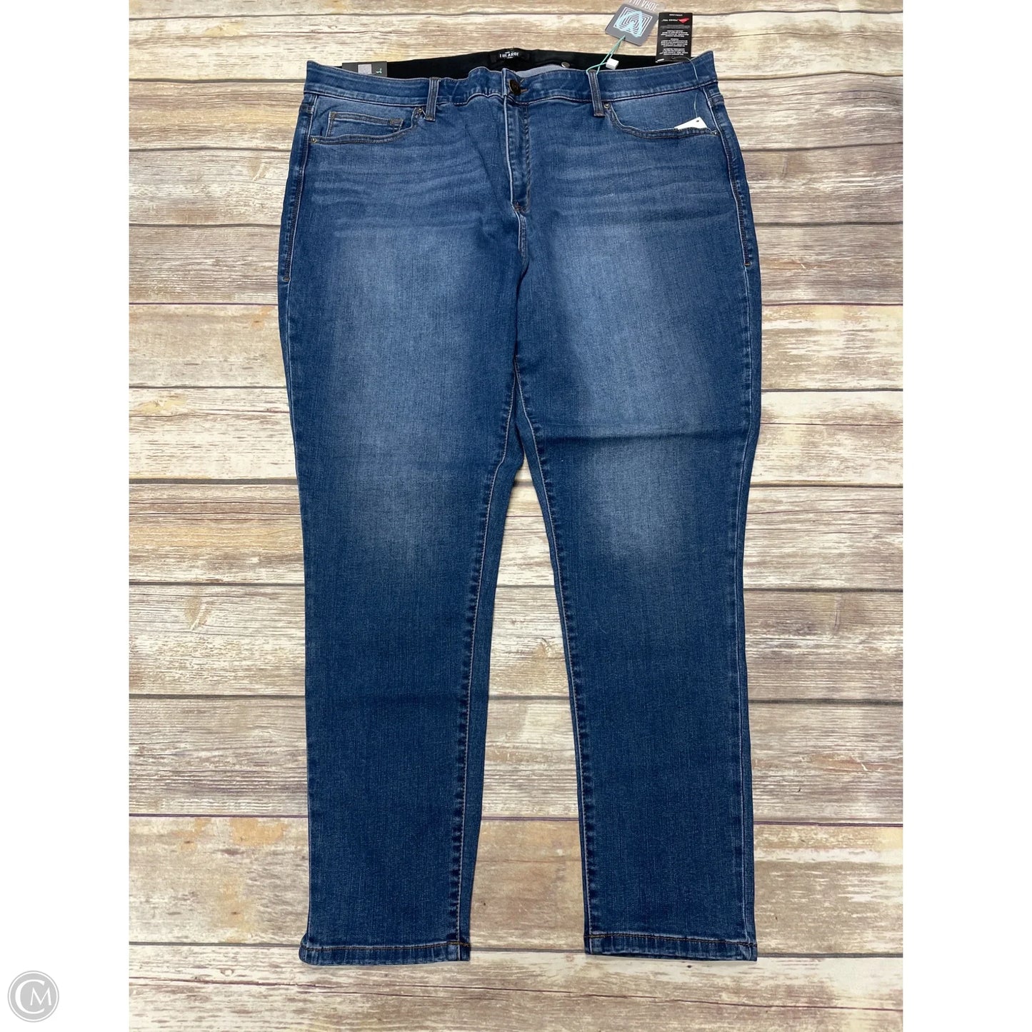 Jeans Straight By Lularoe In Blue Denim, Size: 22