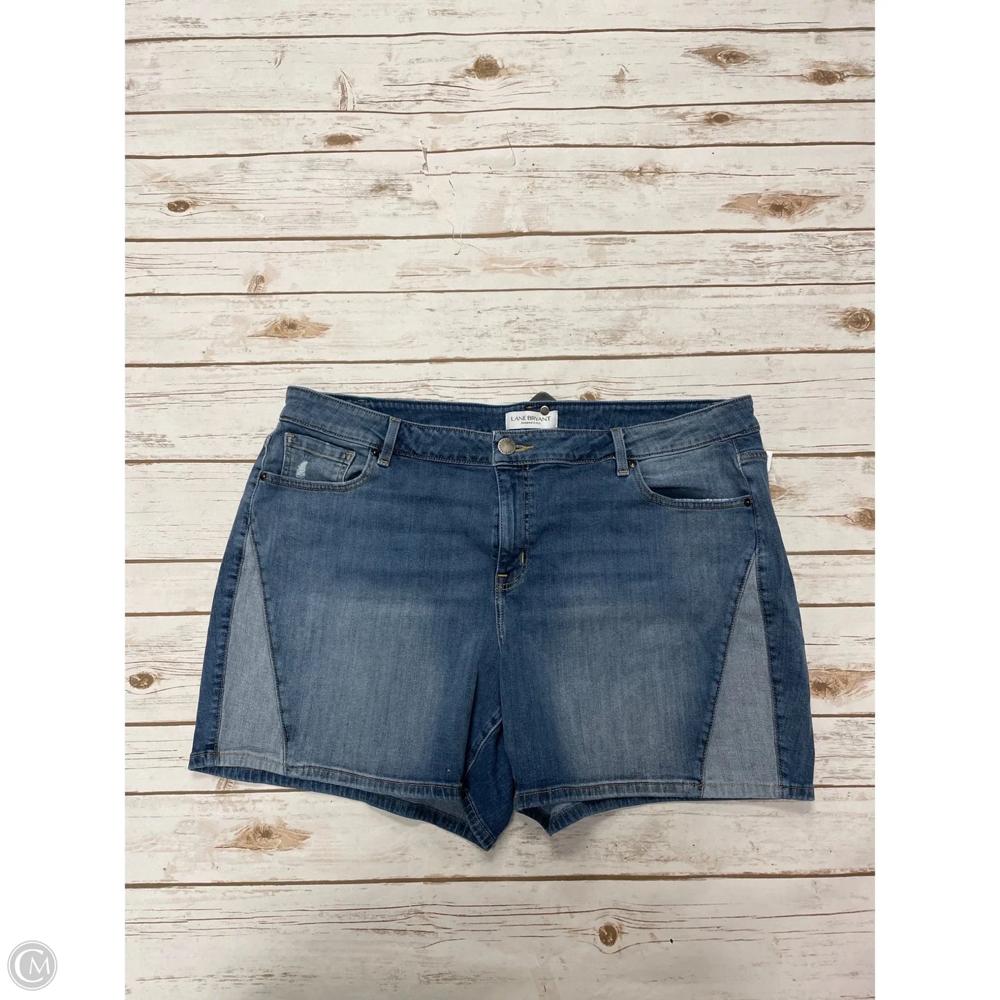 Shorts By Lane Bryant In Blue Denim, Size: 20