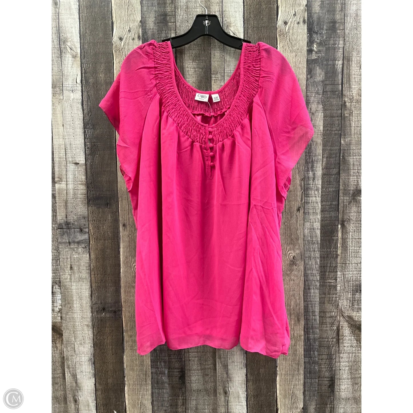 Top Sleeveless By Cato In Pink, Size: 4