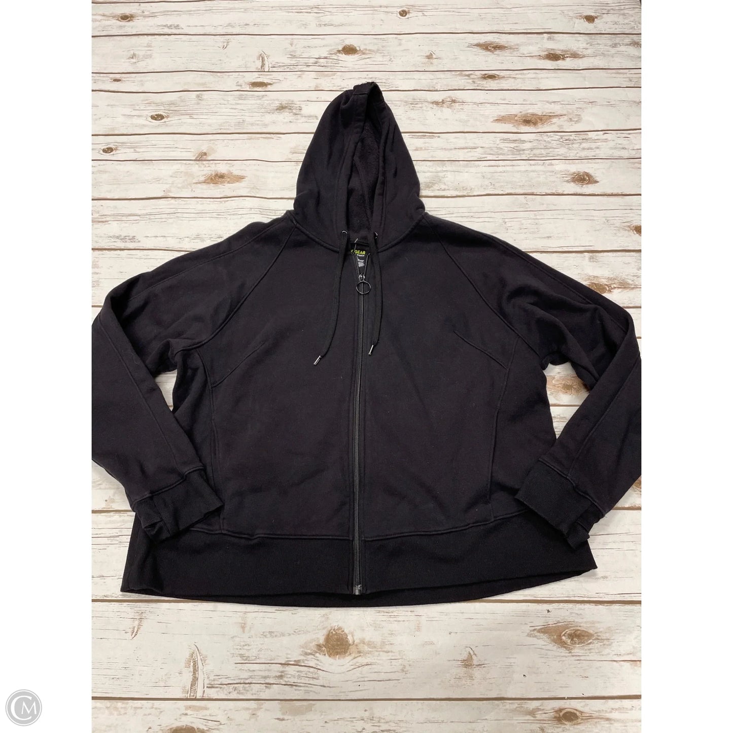 Athletic Jacket By Tek Gear In Black, Size: Xxl