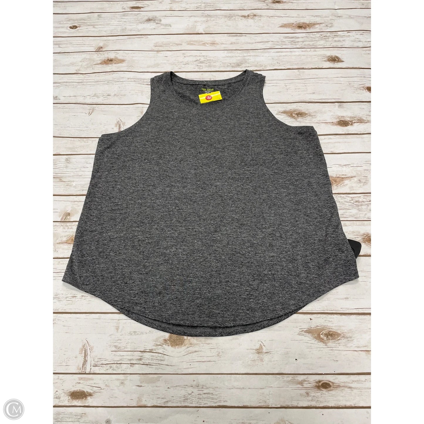 Athletic Tank Top By Tek Gear In Grey, Size: Xxl
