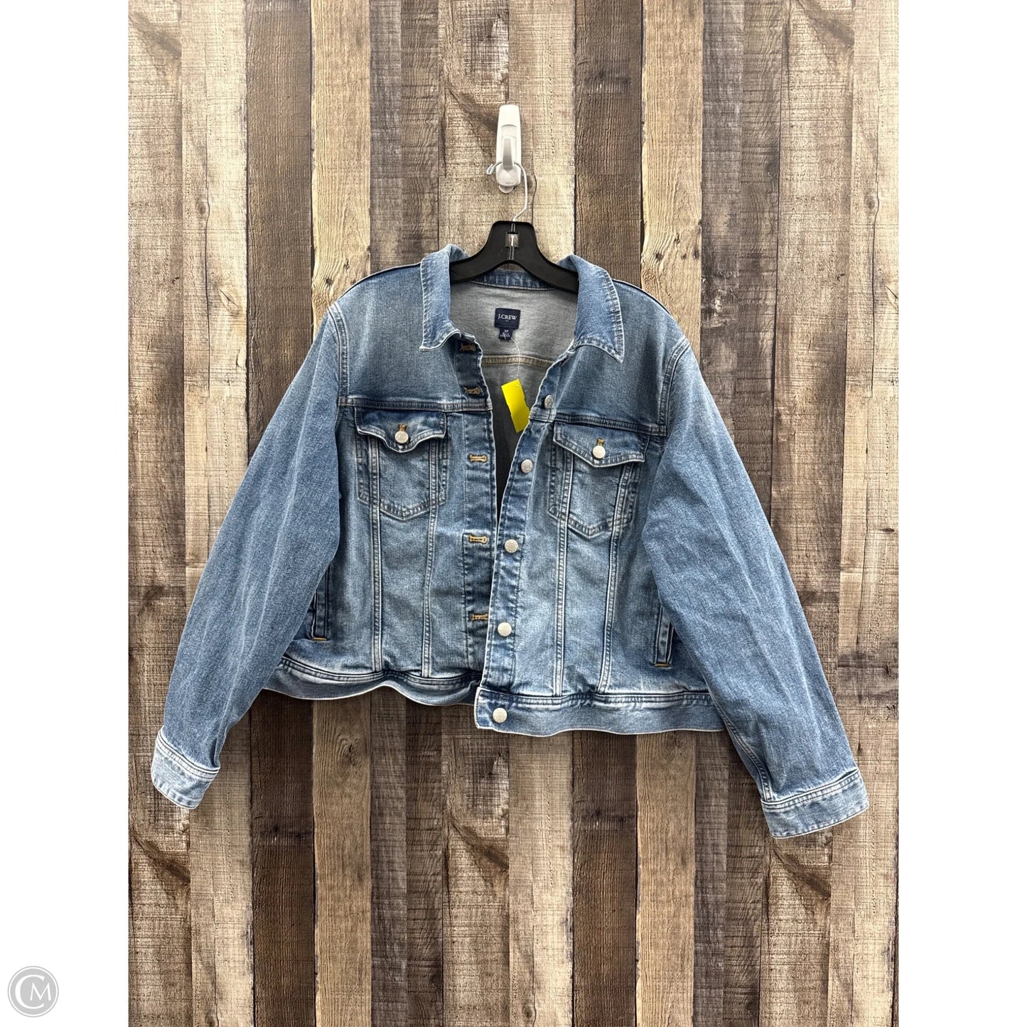 Jacket Denim By J. Crew In Blue Denim, Size: 3x