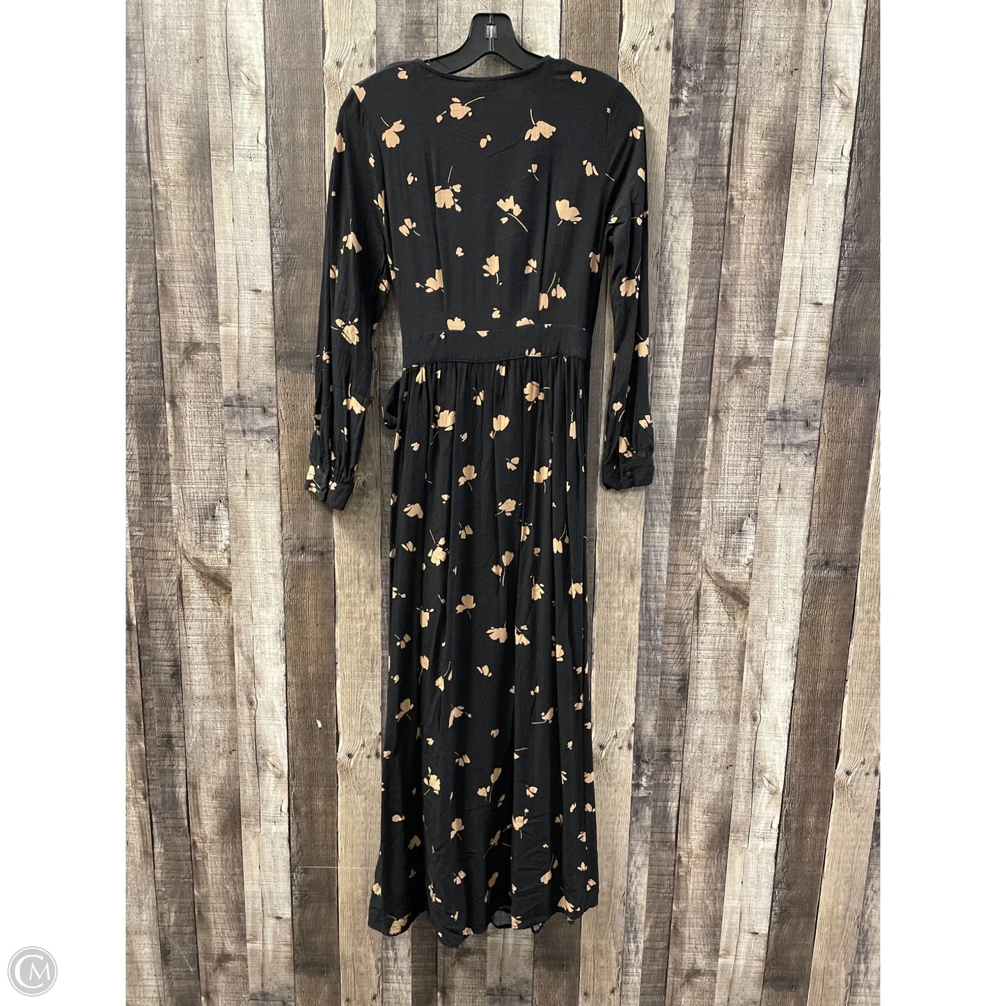 Dress Casual Maxi By Who What Wear In Black & Gold, Size: Xs