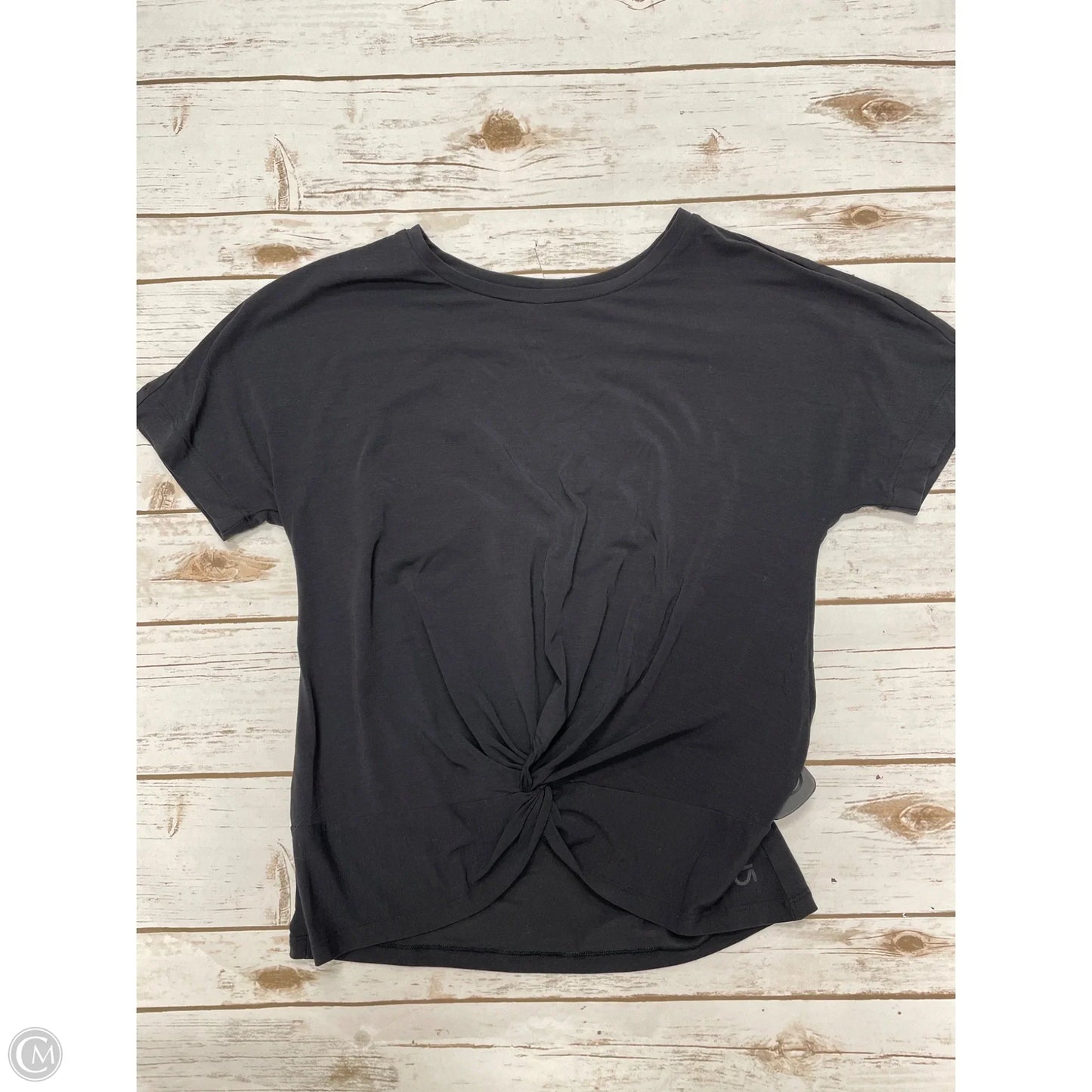 Athletic Top Short Sleeve By Gapfit In Black, Size: Xs