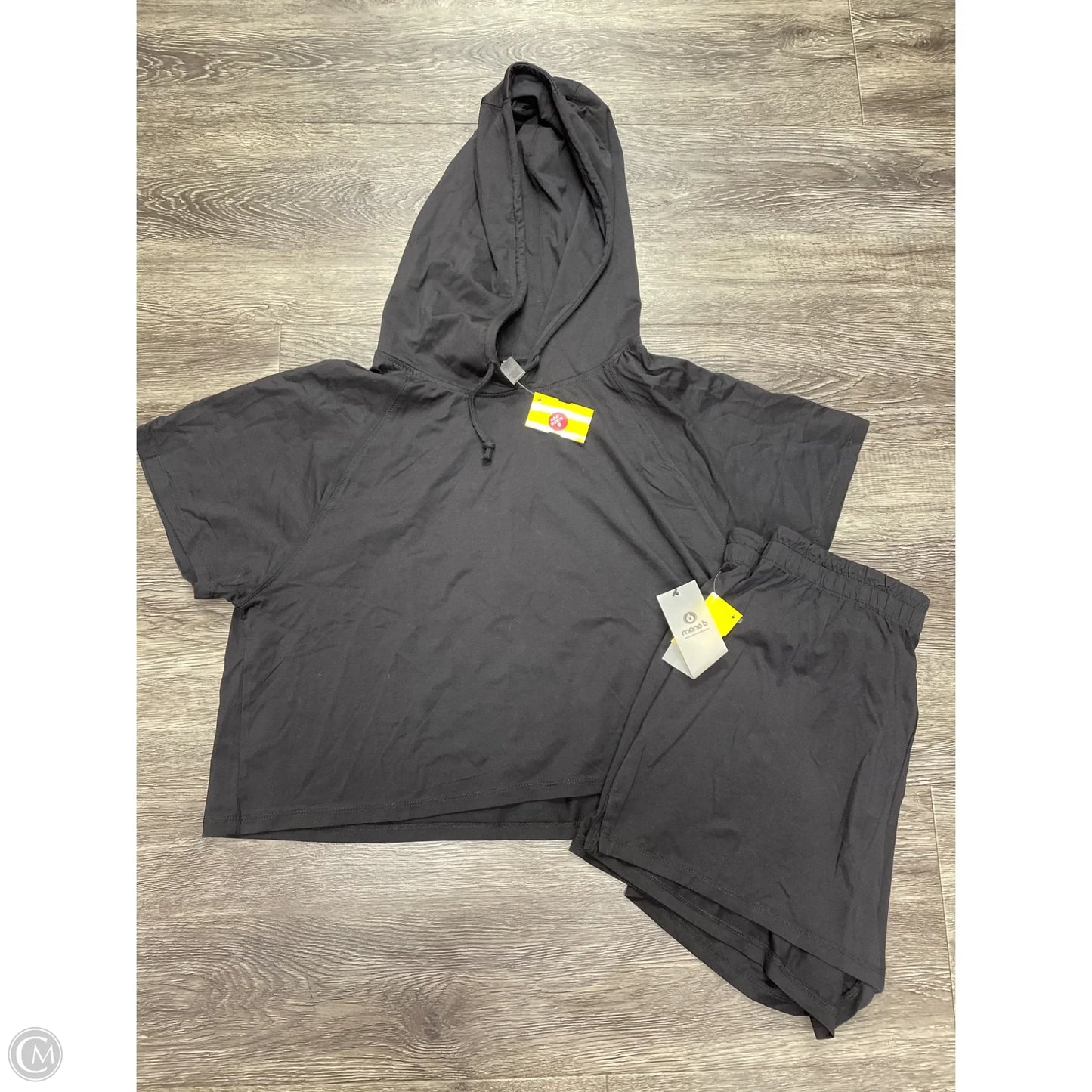 Shorts Set By Mono B In Black, Size: L