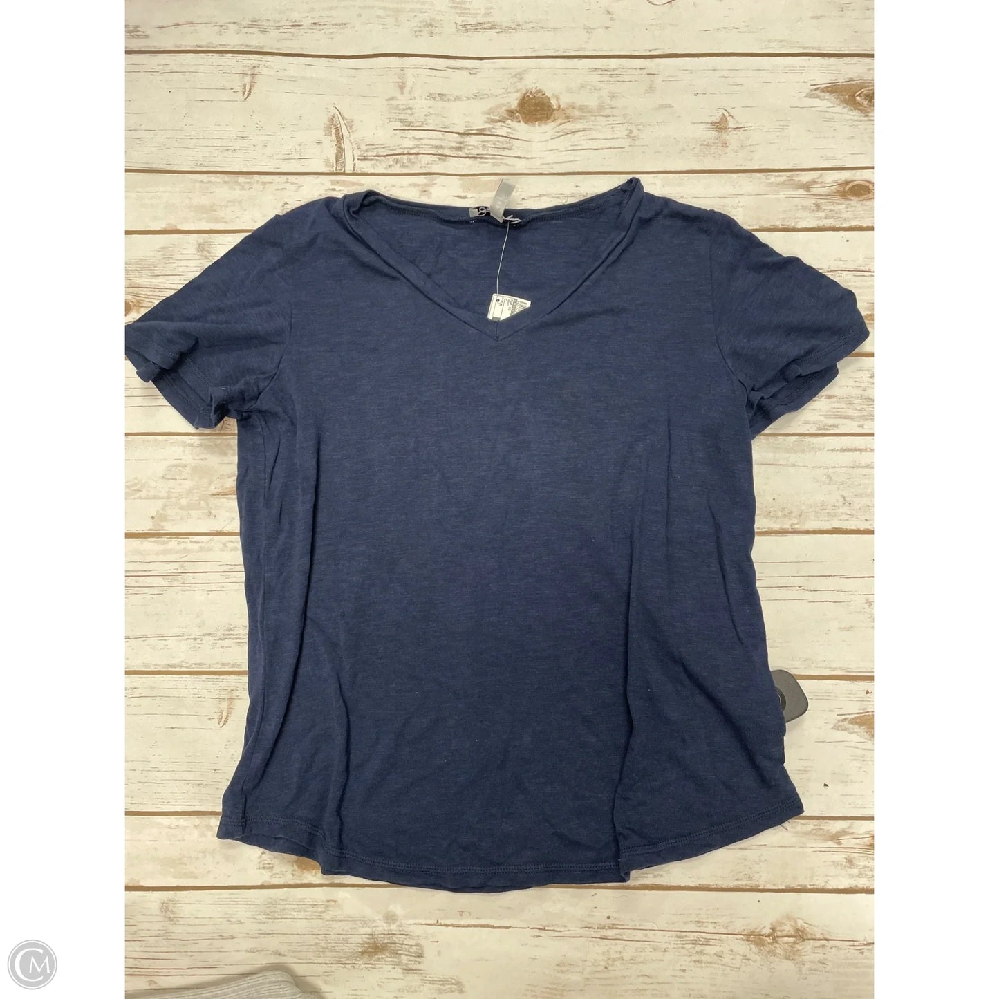 Top Short Sleeve By Jessica Simpson In Navy, Size: M