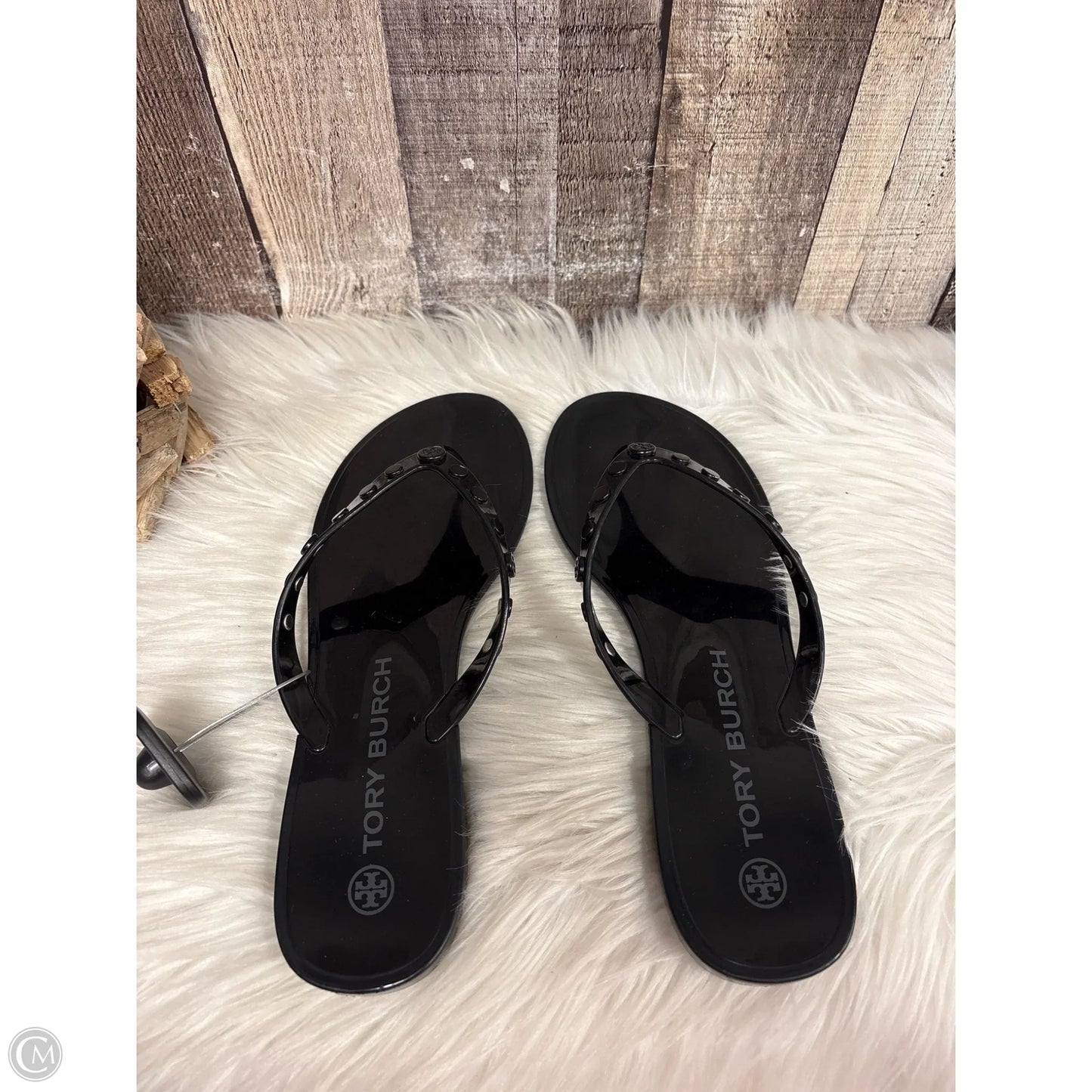 Sandals Designer By Tory Burch In Black, Size: 9