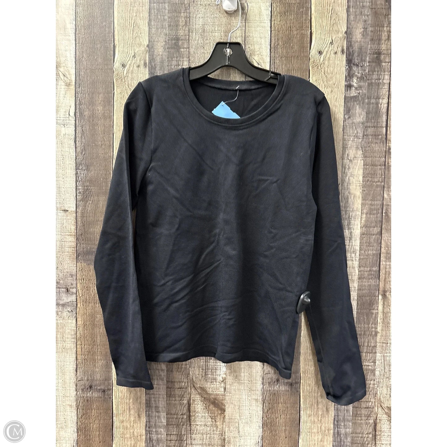 Top Long Sleeve By Oqq In Black, Size: Xl