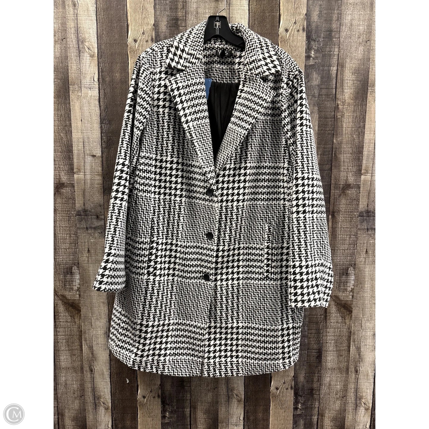 Coat Other By Torrid In Black & White, Size: 1x