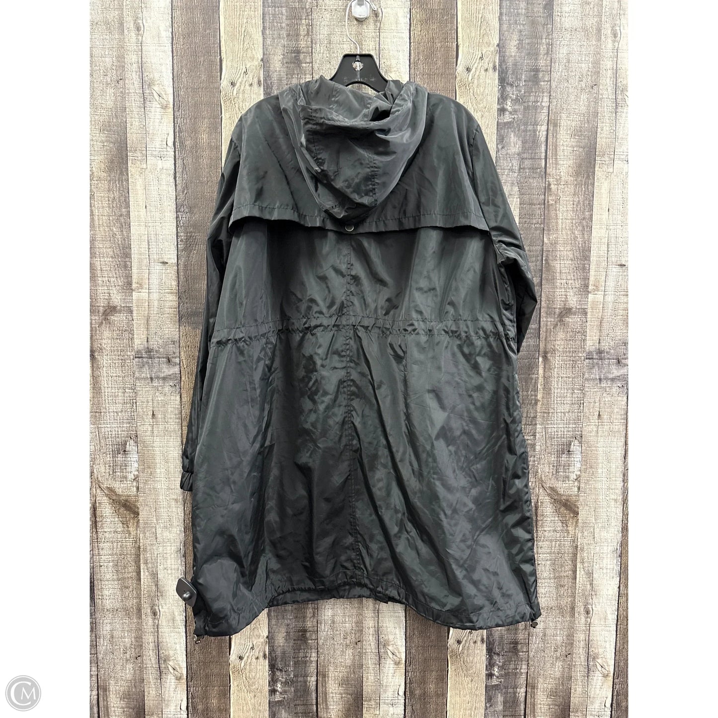 Jacket Windbreaker By Torrid In Black, Size: 2x