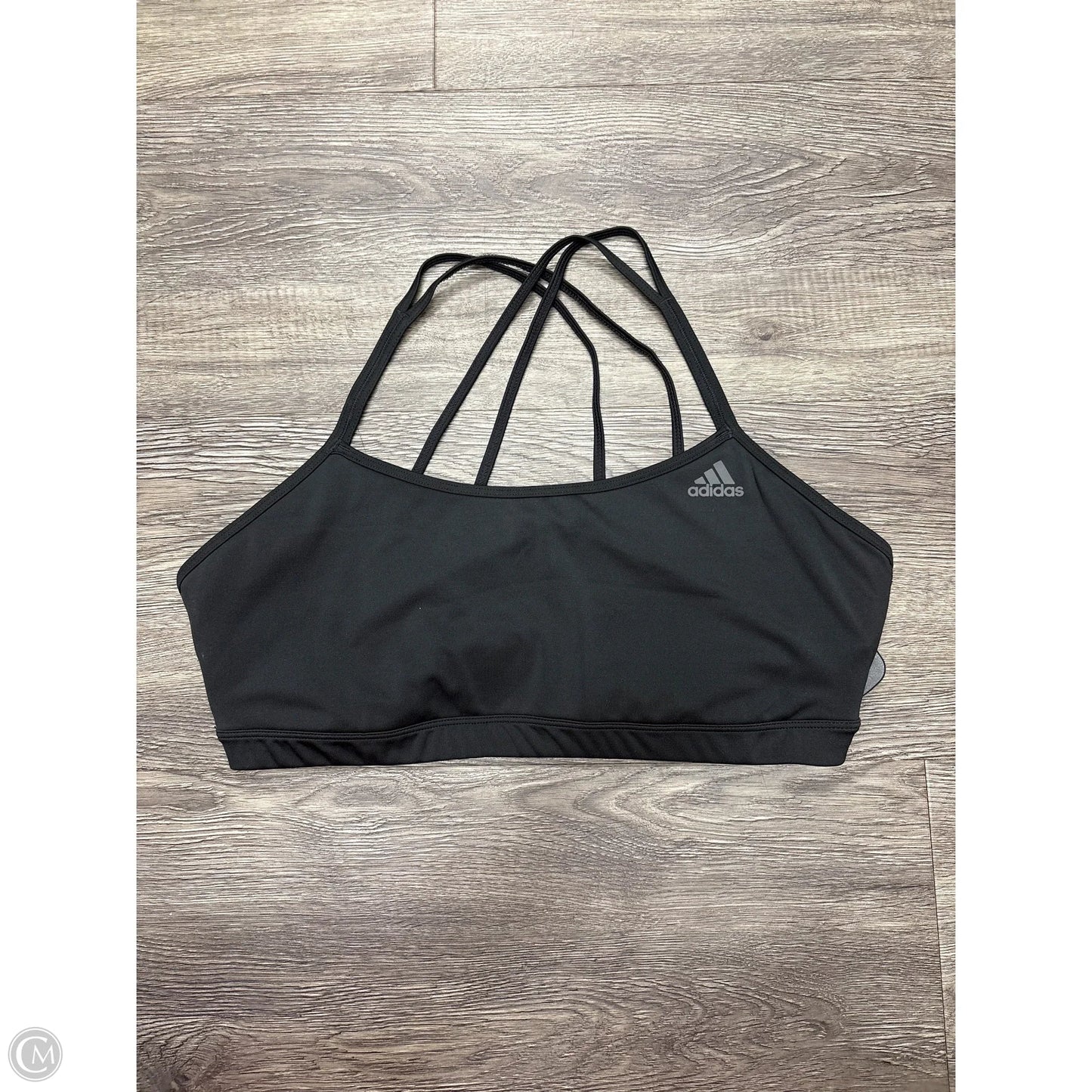 Athletic Bra By Adidas In Black, Size: Xl