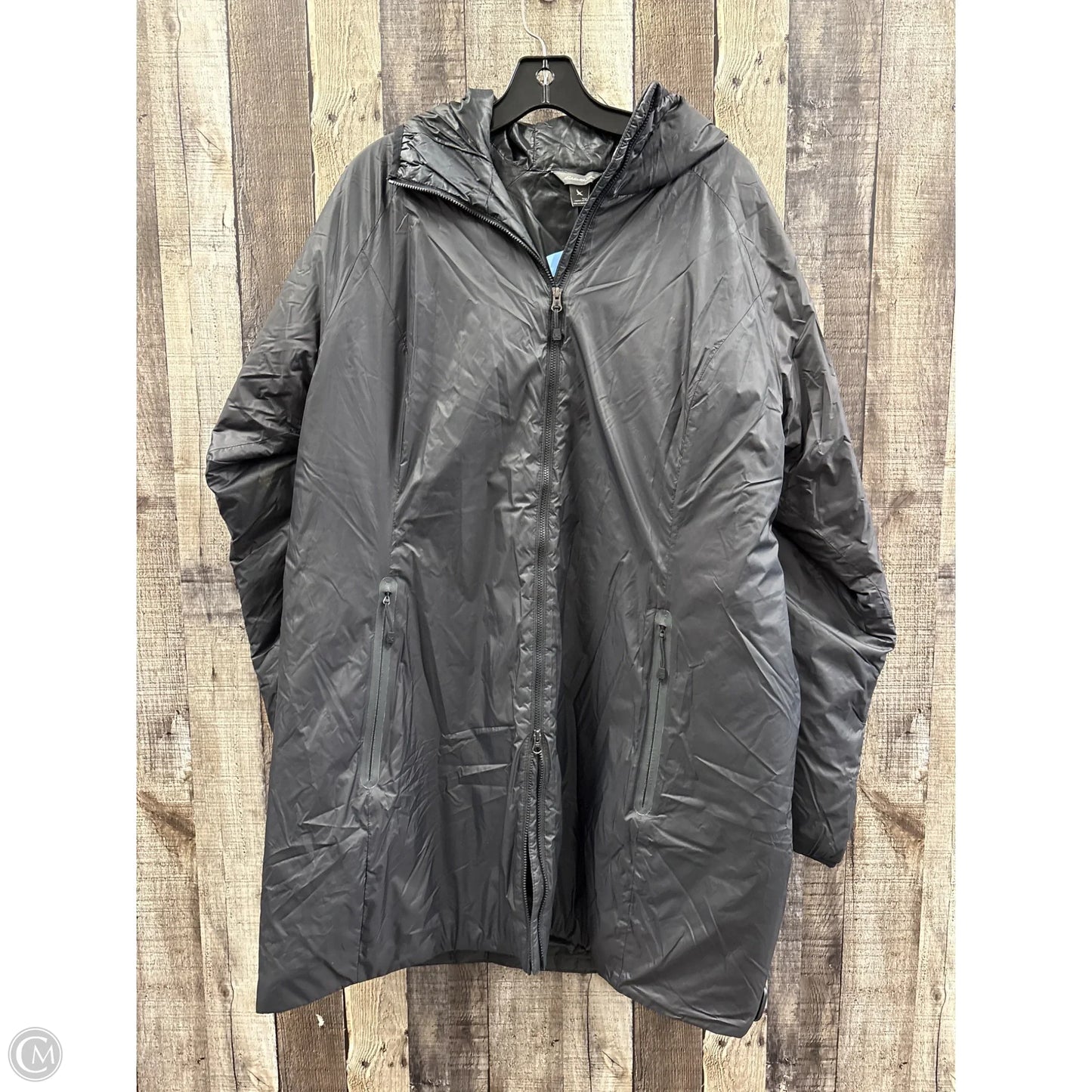 Coat Puffer & Quilted By Eddie Bauer In Grey, Size: 2x