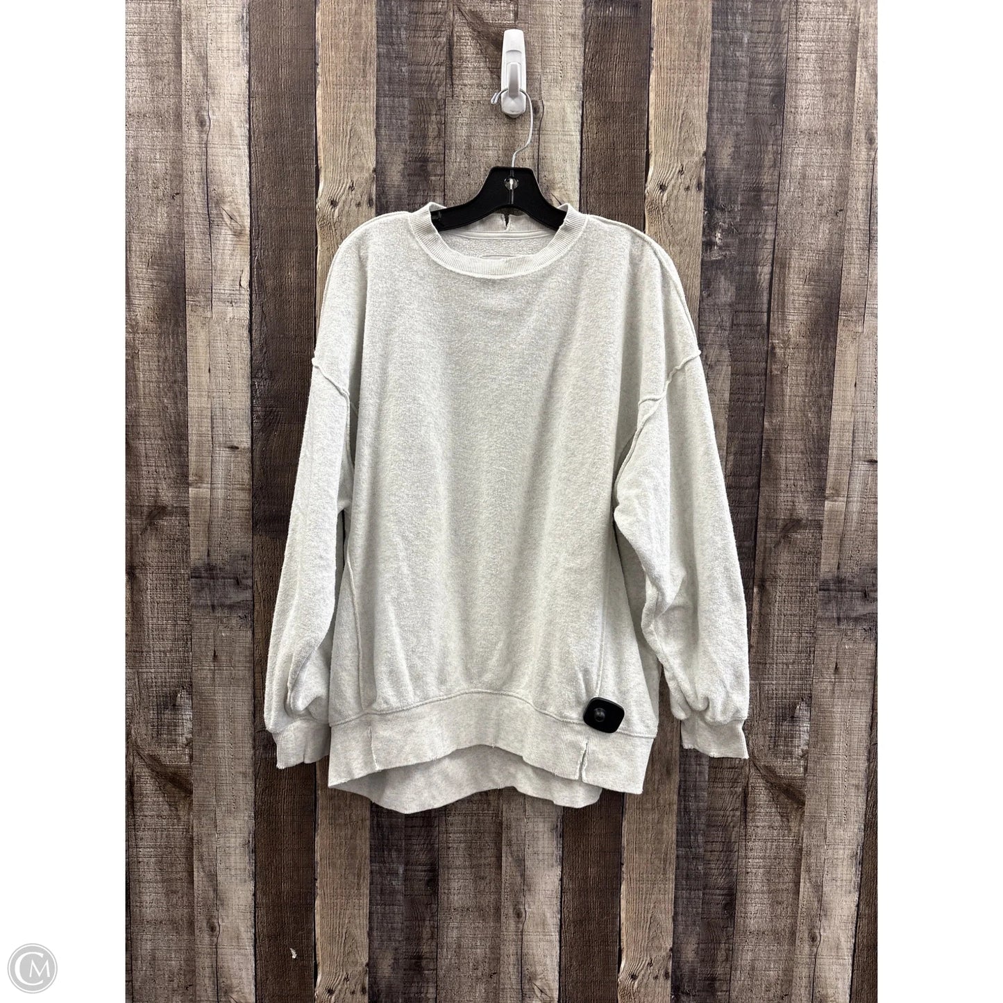 Sweatshirt Crewneck By Aerie In White, Size: S