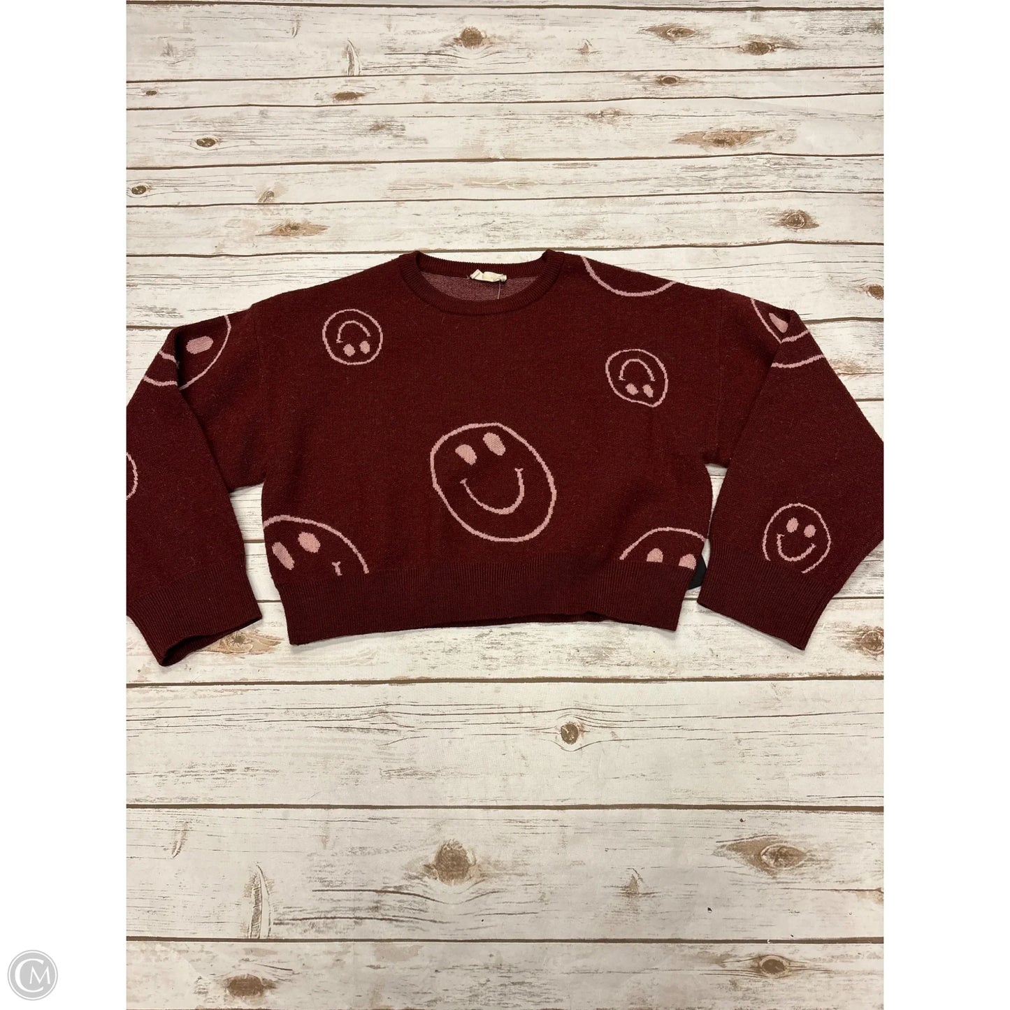 Sweater By Altard State In Maroon, Size: L