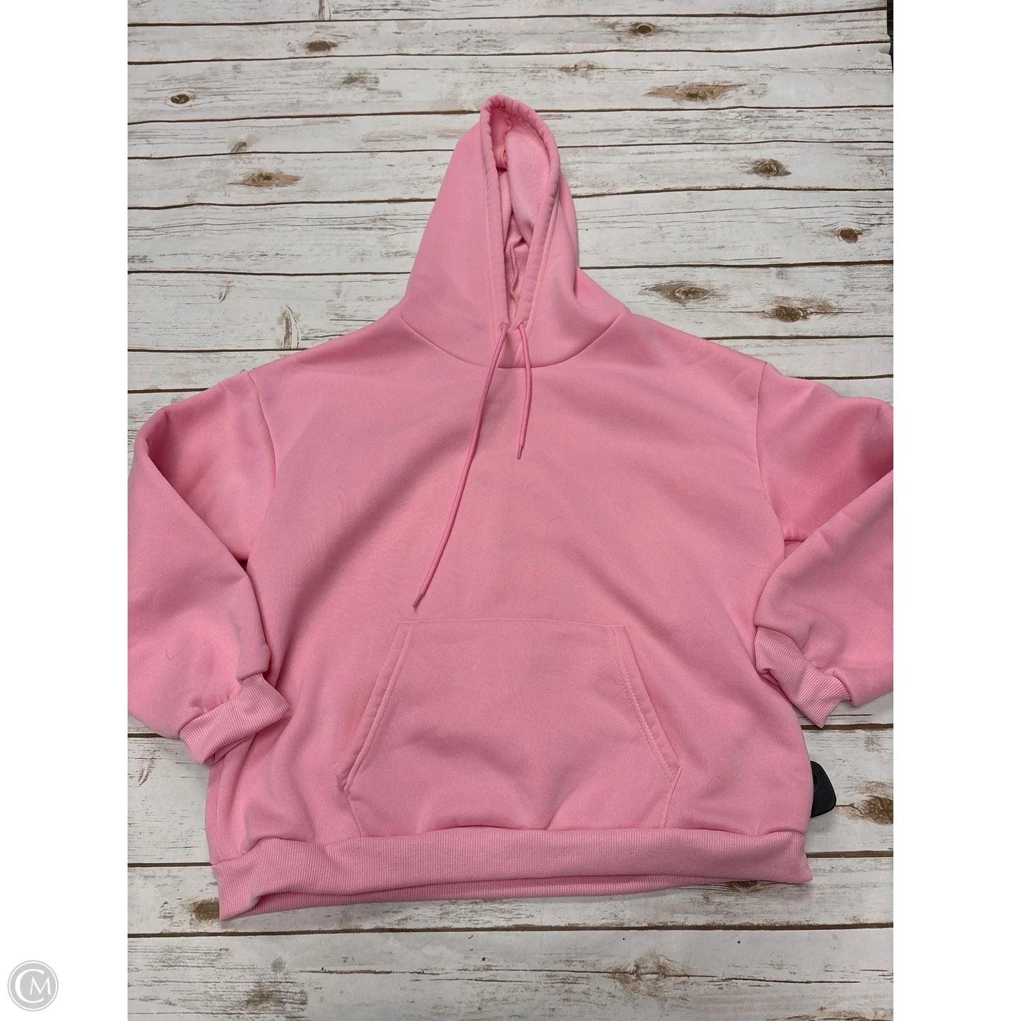 Sweatshirt Hoodie By Shein In Pink, Size: Xl