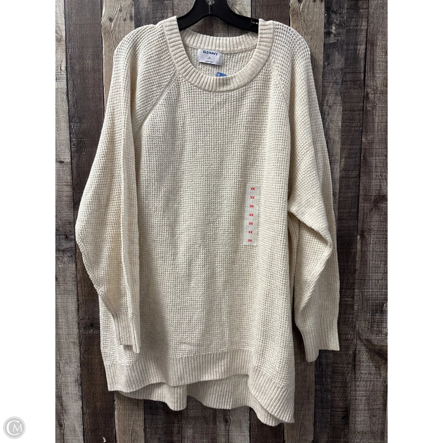 Sweater By Old Navy In Beige, Size: 3x