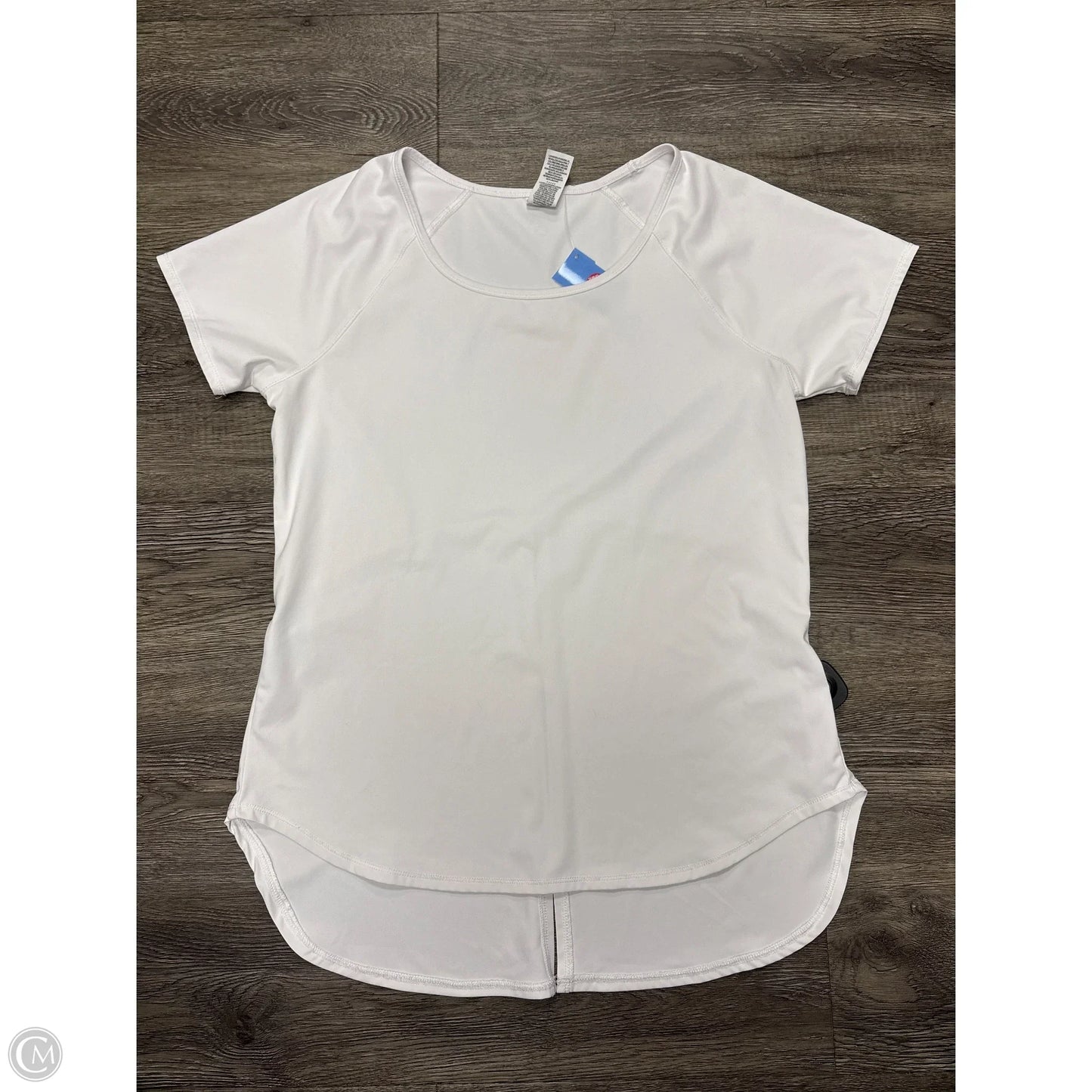 Athletic Top Short Sleeve By Rbx In White, Size: M