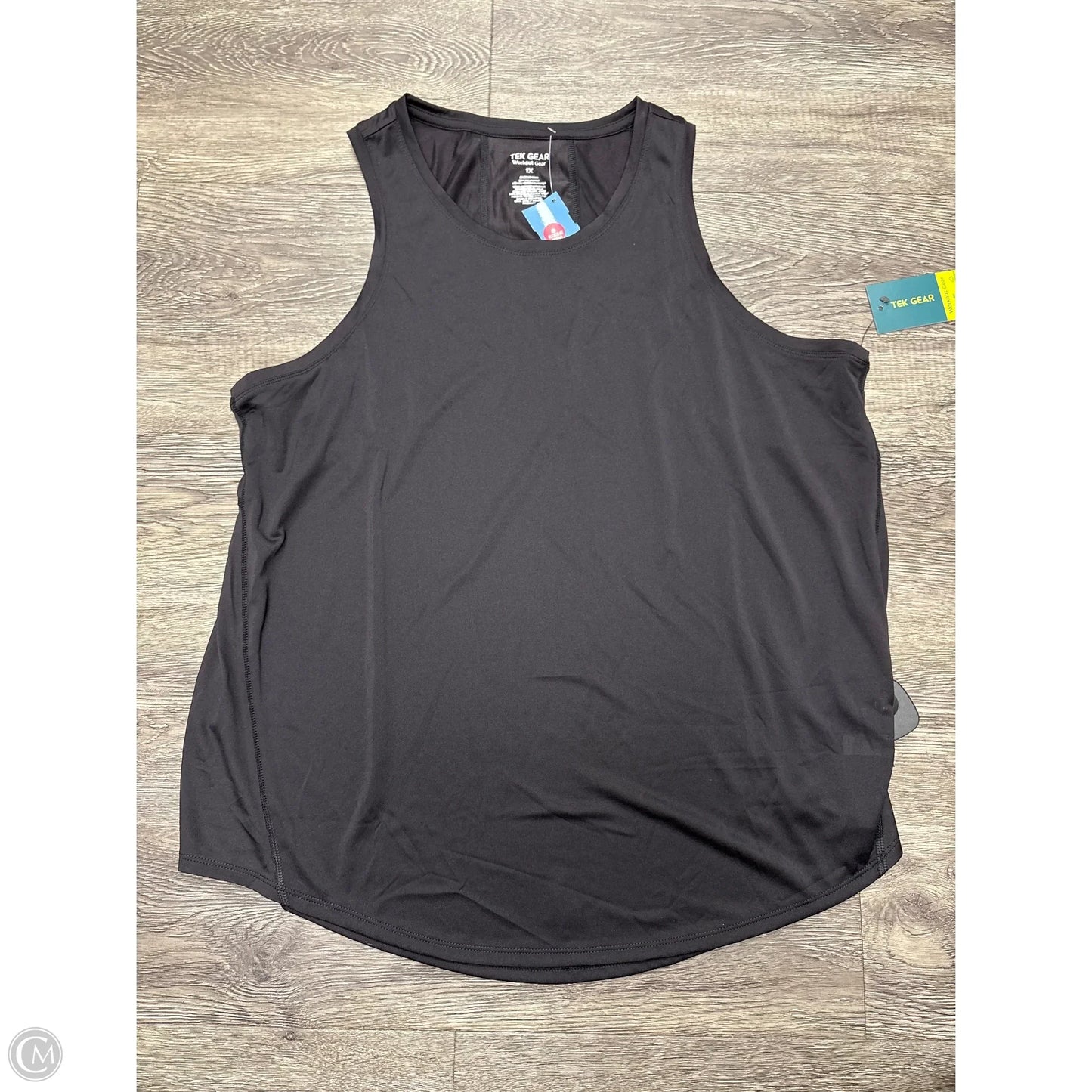 Athletic Tank Top By Tek Gear In Black, Size: 1x