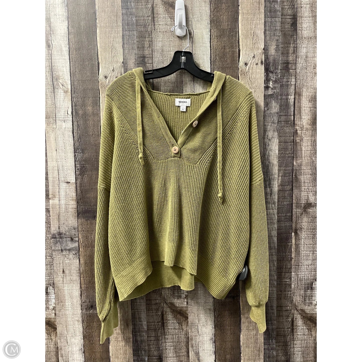 Sweater By Sonoma In Green, Size: Xl