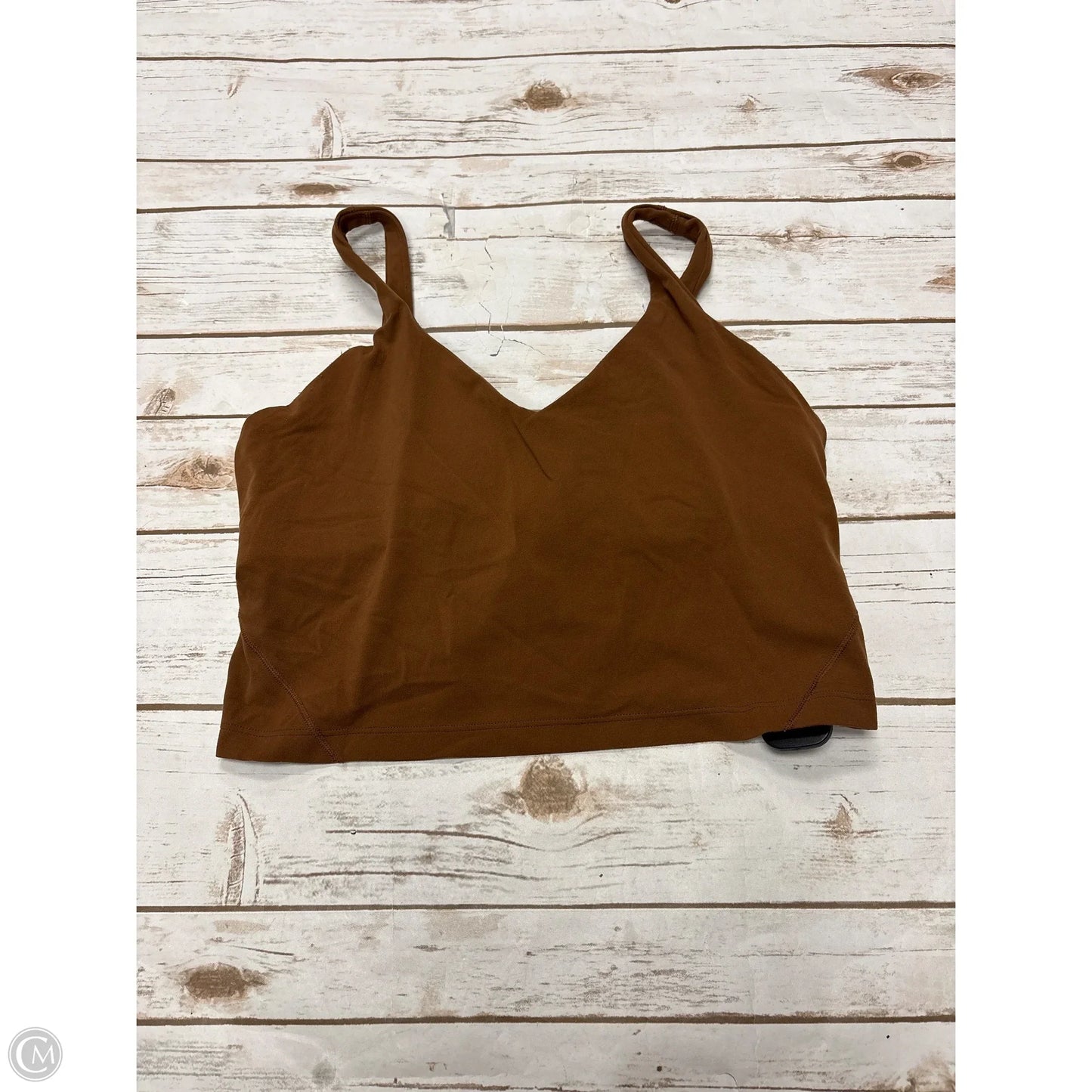 Athletic Bra By Lululemon In Brown, Size: 12