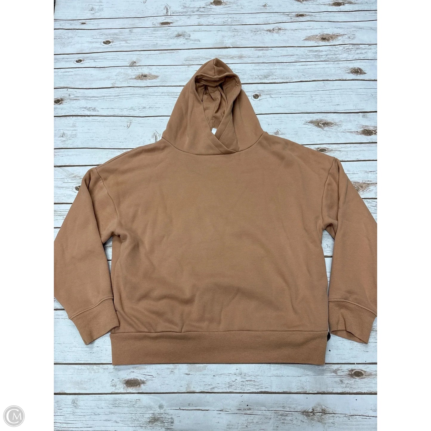 Athletic Sweatshirt Hoodie By Fabletics In Brown, Size: Xs