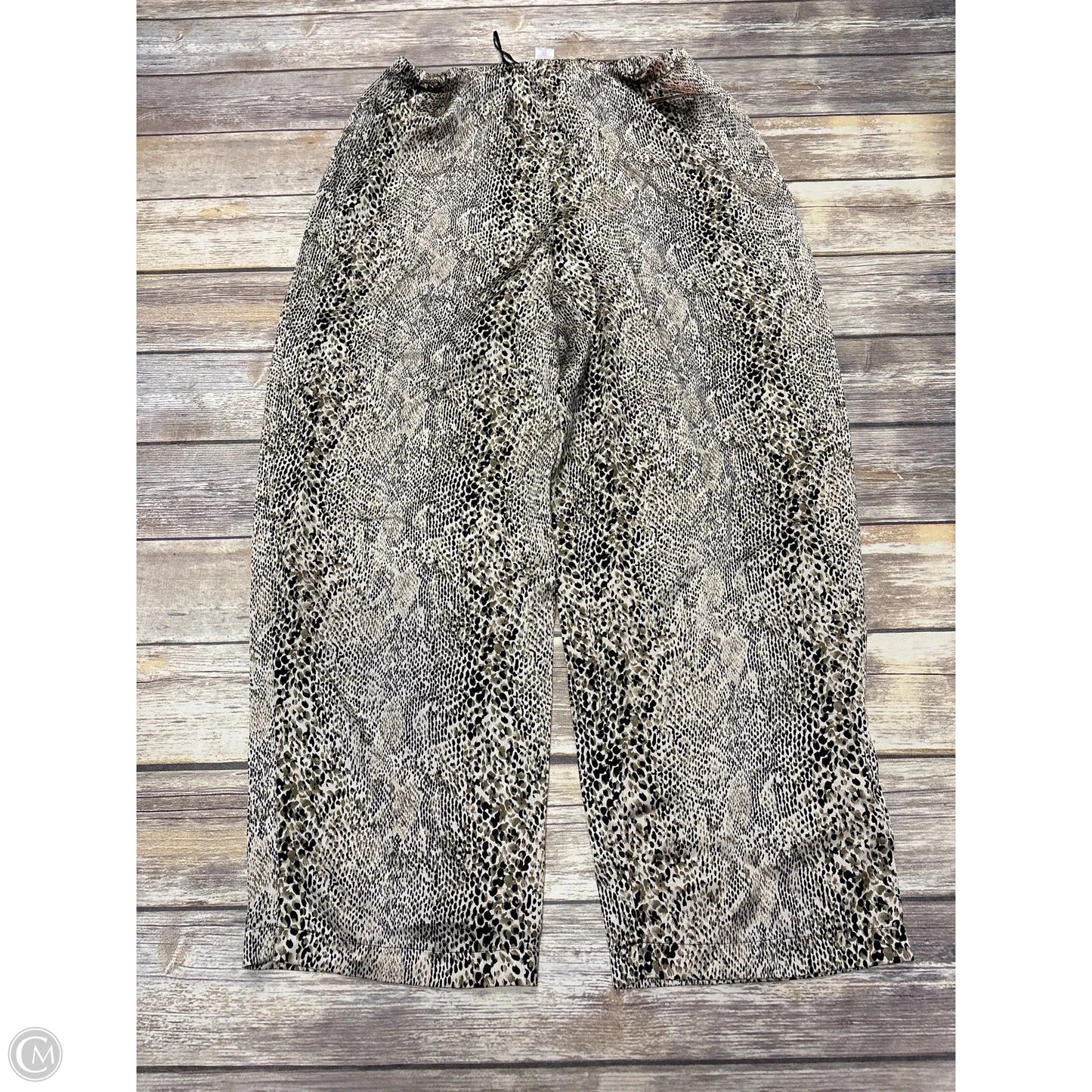 Pajamas 2pc By Cme In Snakeskin Print, Size: L