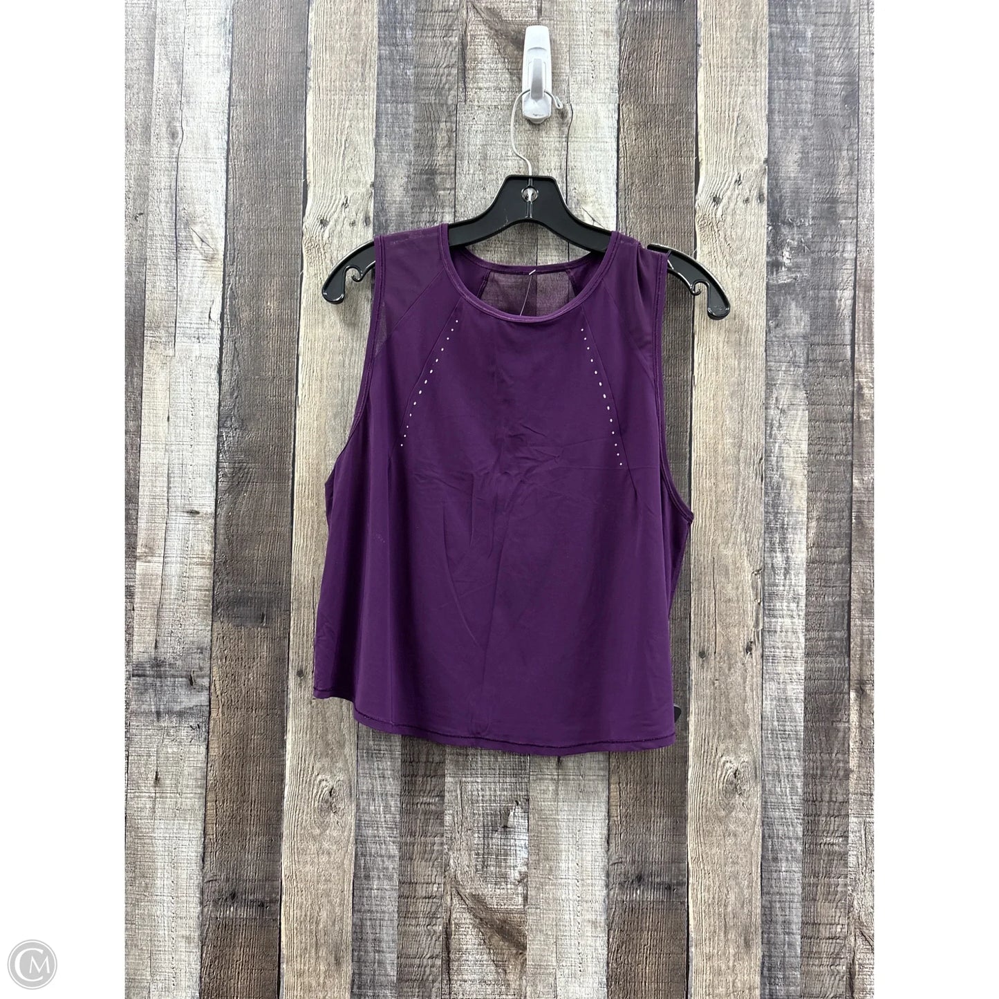 Athletic Tank Top By Lululemon In Maroon, Size: Xl