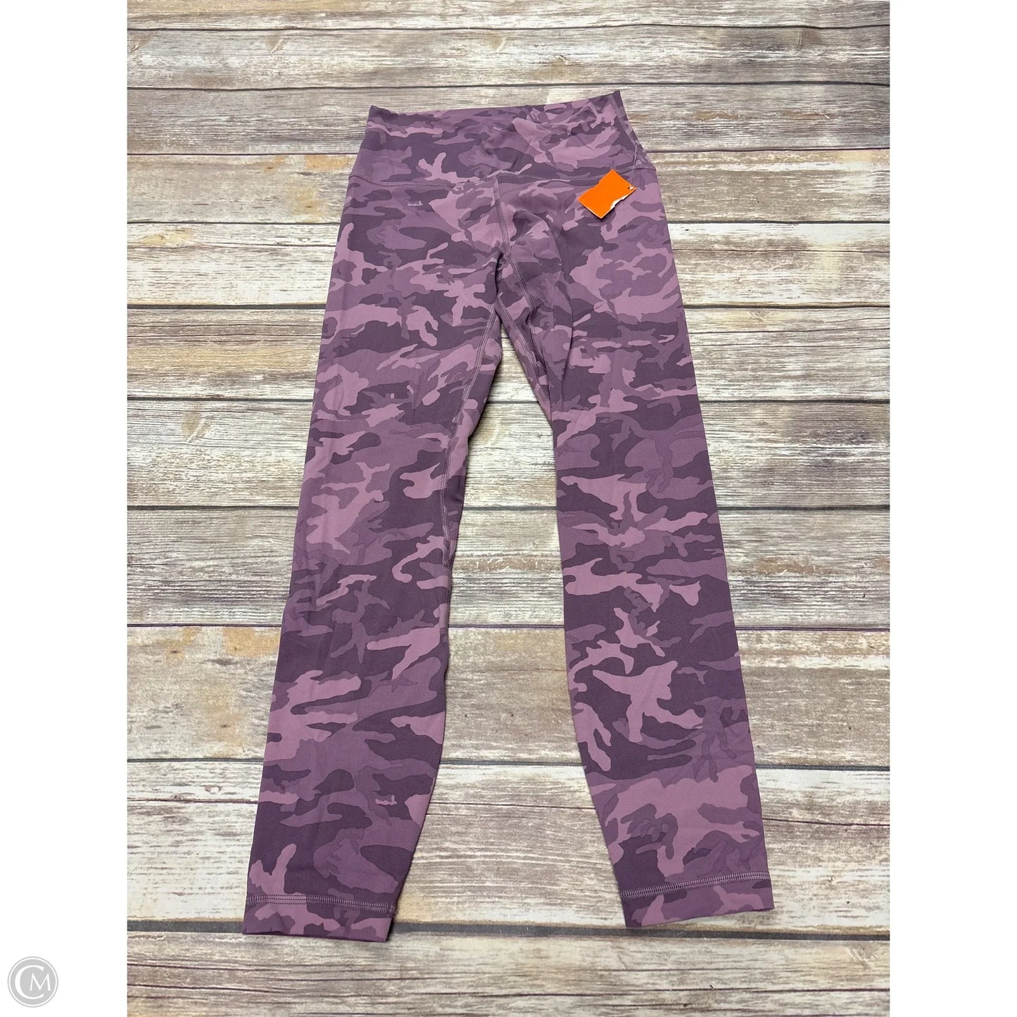 Athletic Leggings By Lululemon In Camouflage Print, Size: 6
