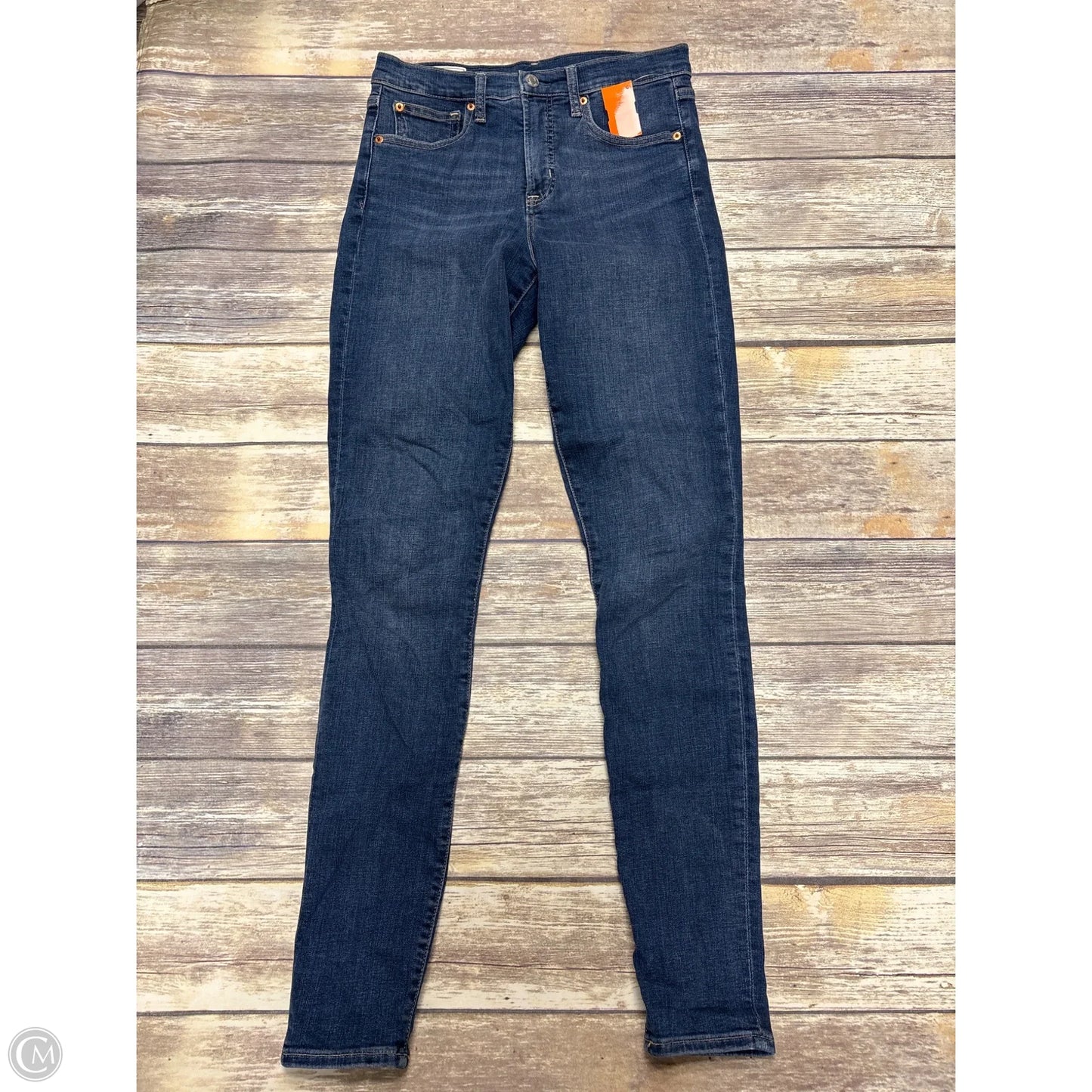 Jeans Skinny By Gap In Blue Denim, Size: 6