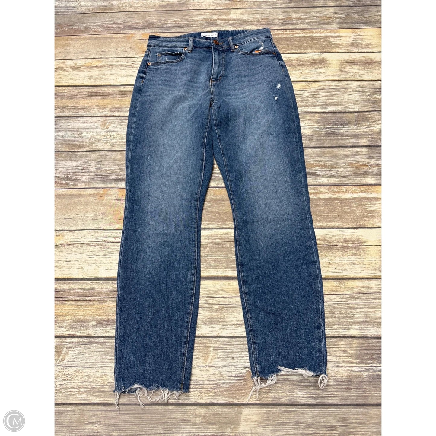 Jeans Skinny By Loft In Blue Denim, Size: 2