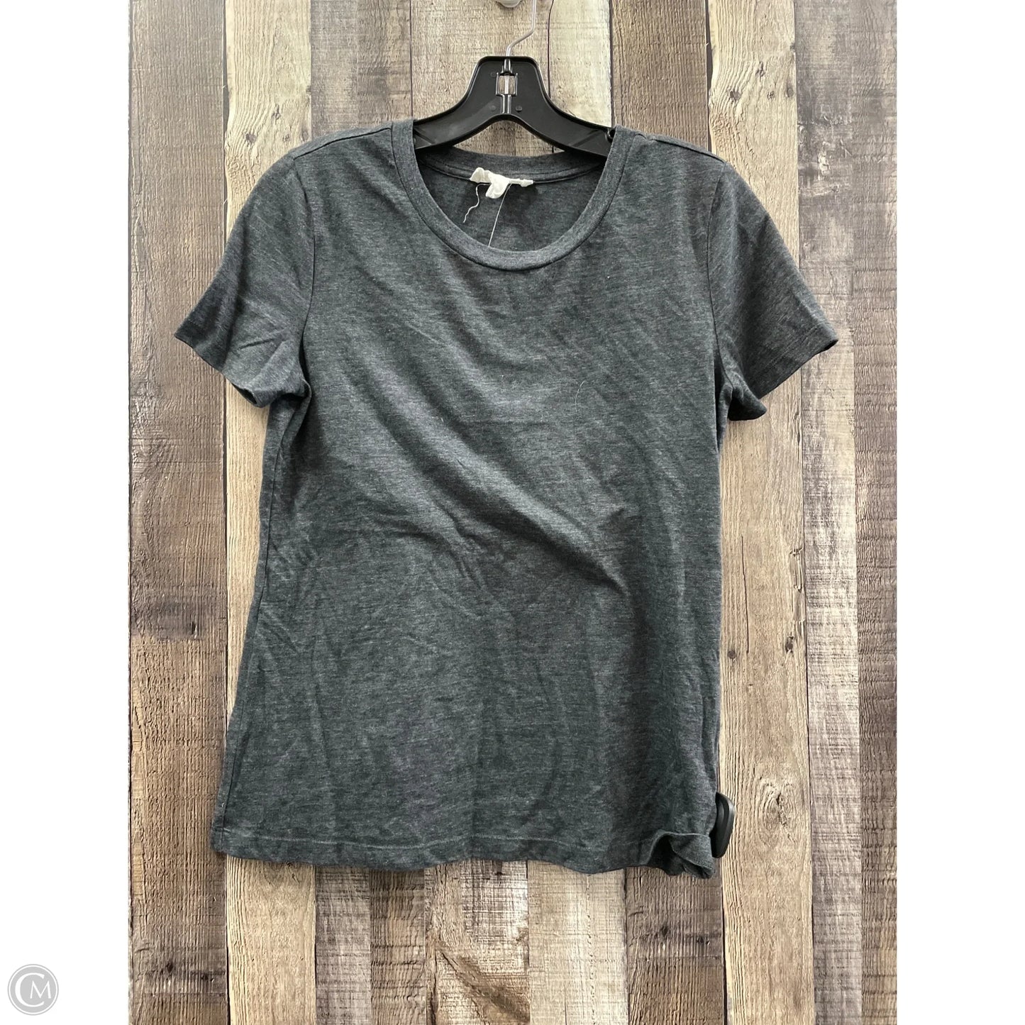 Top Short Sleeve Basic By Forever 21 In Grey, Size: L